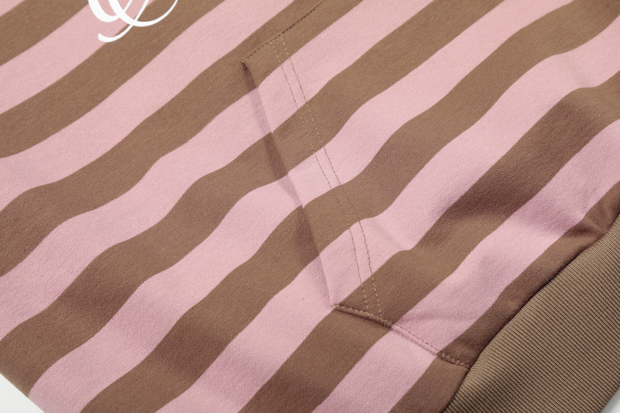 3-6-5.shop Striped Rugby Hoodie