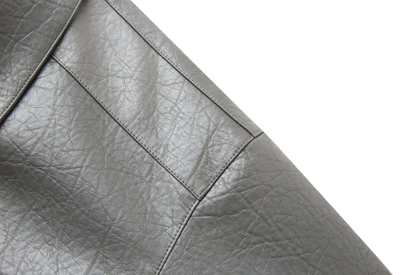 3-6-5.shop Classic Utility PU Jacket