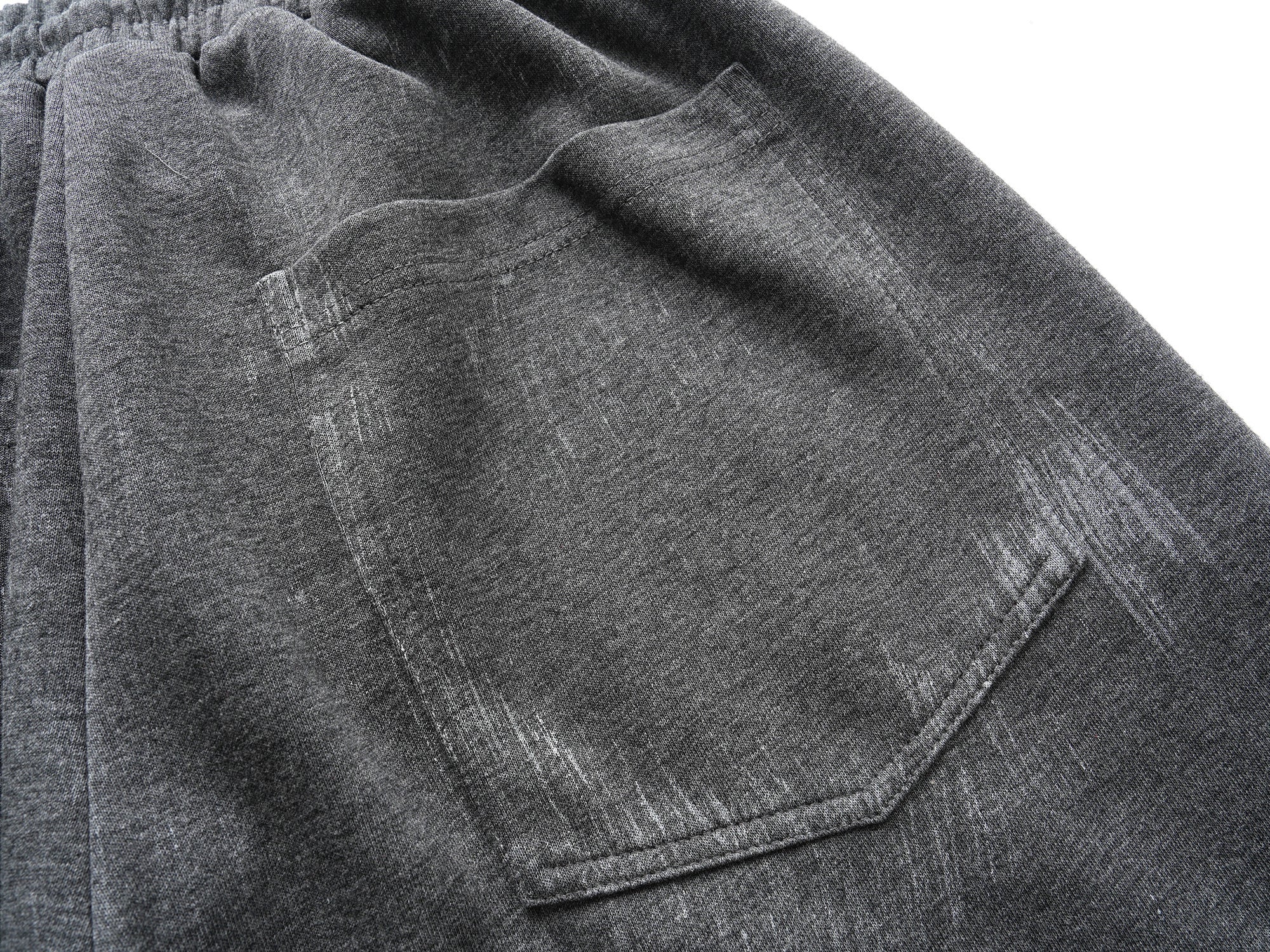 3-6-5.shop Distressed Print Wide-Leg Sweatpants