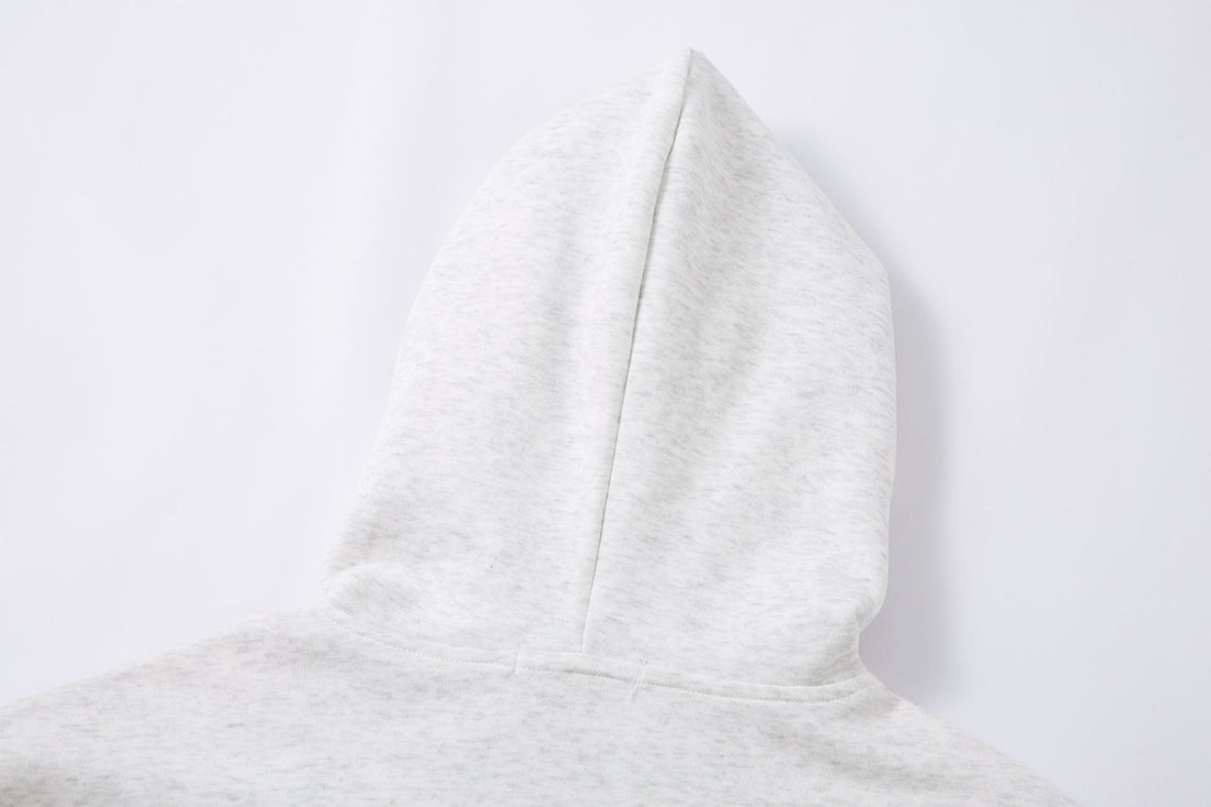 3-6-5.shop Color-Block Scarf Hooded Zip Jacket