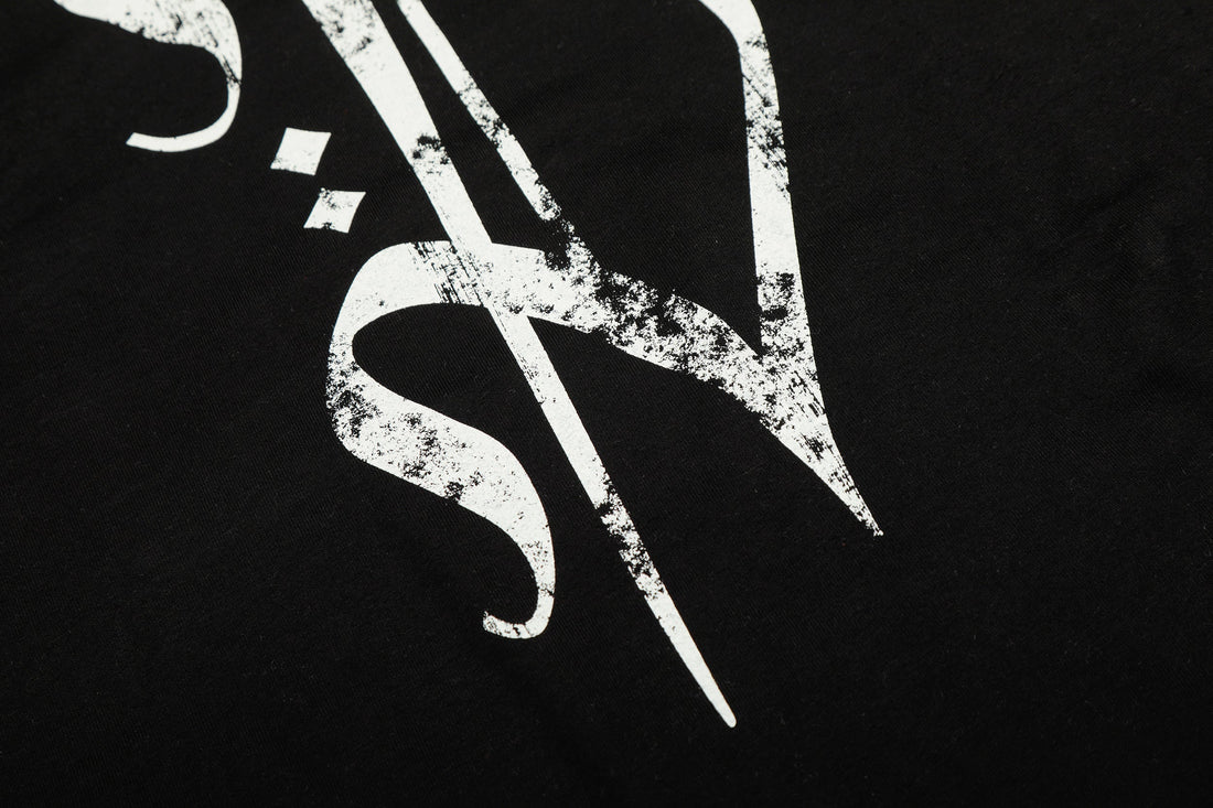 3-6-5.shop Cross Graphic Raglan Long Sleeve Tee