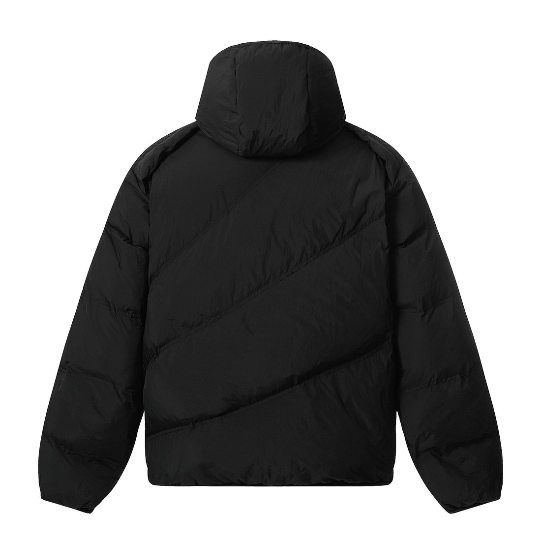 3-6-5.shop Asymmetric Zipper Puffer Jacket