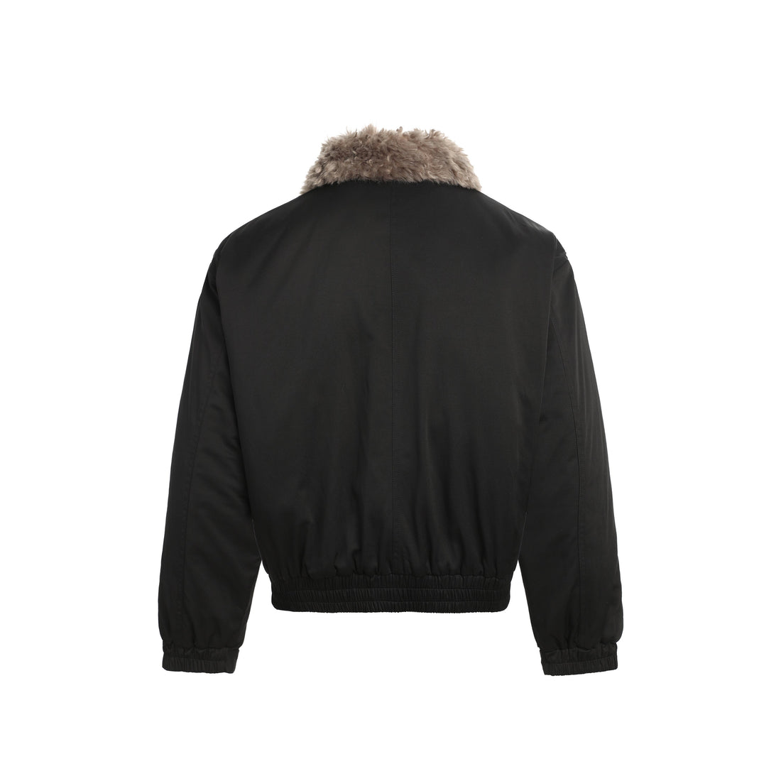 3-6-5.shop Faux-Fur Trim Bomber Jacket
