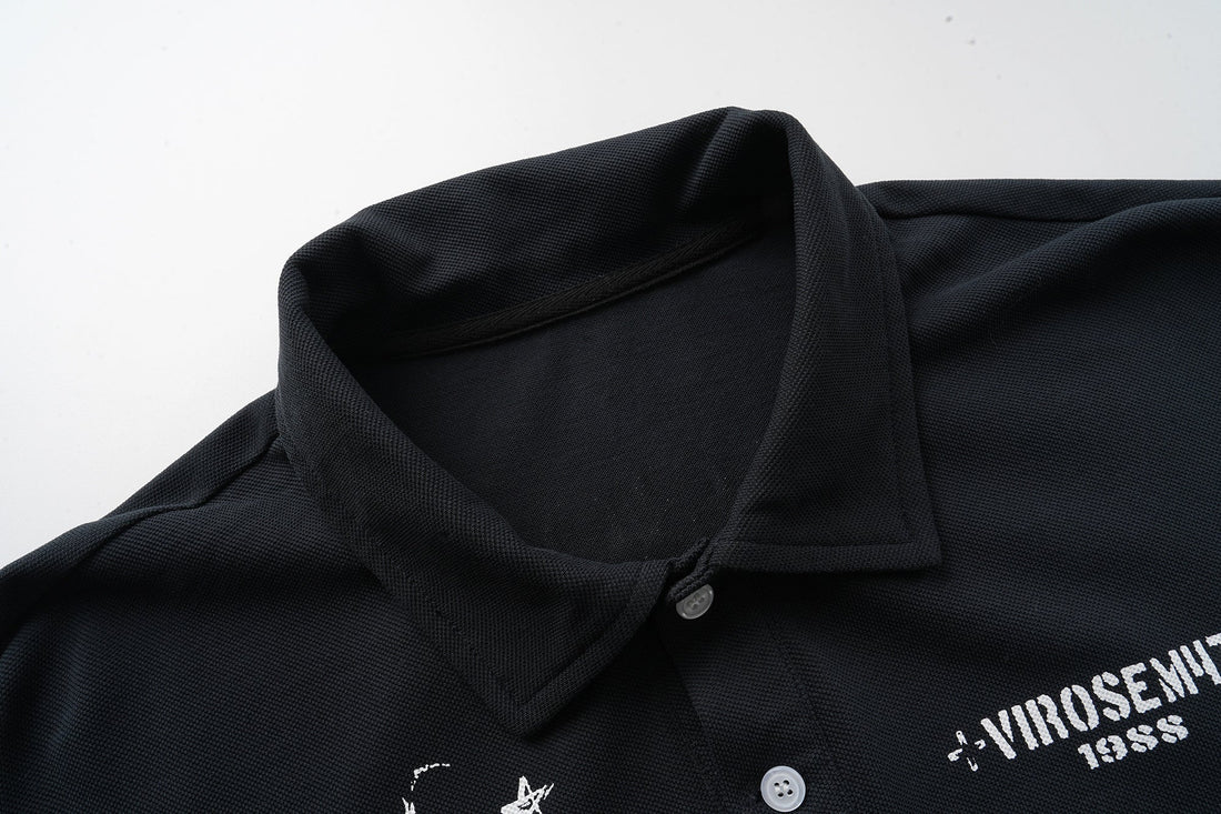 3-6-5.shop Layered Star Polo Tee