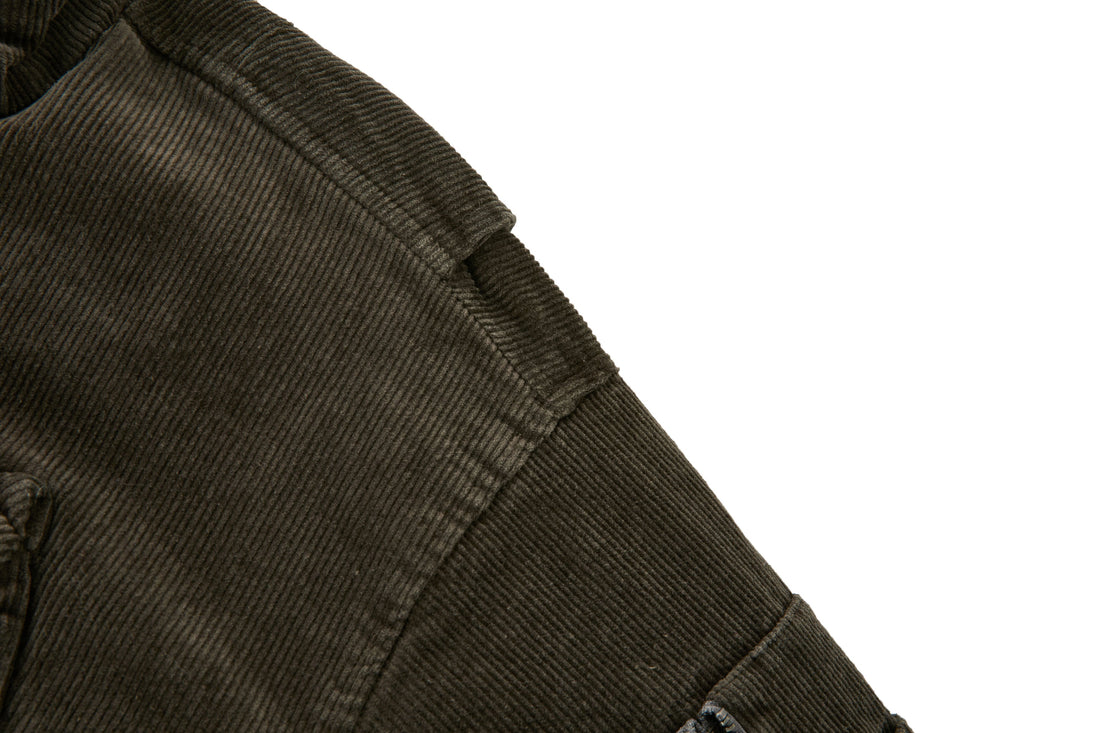 3-6-5.shop Corduroy Utility Bomber Jacket