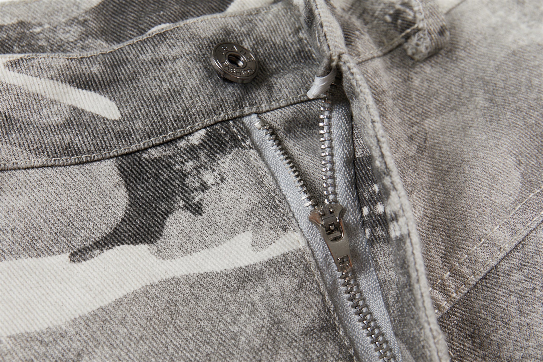 3-6-5.shop Camo Panelled Wide-Leg Pants