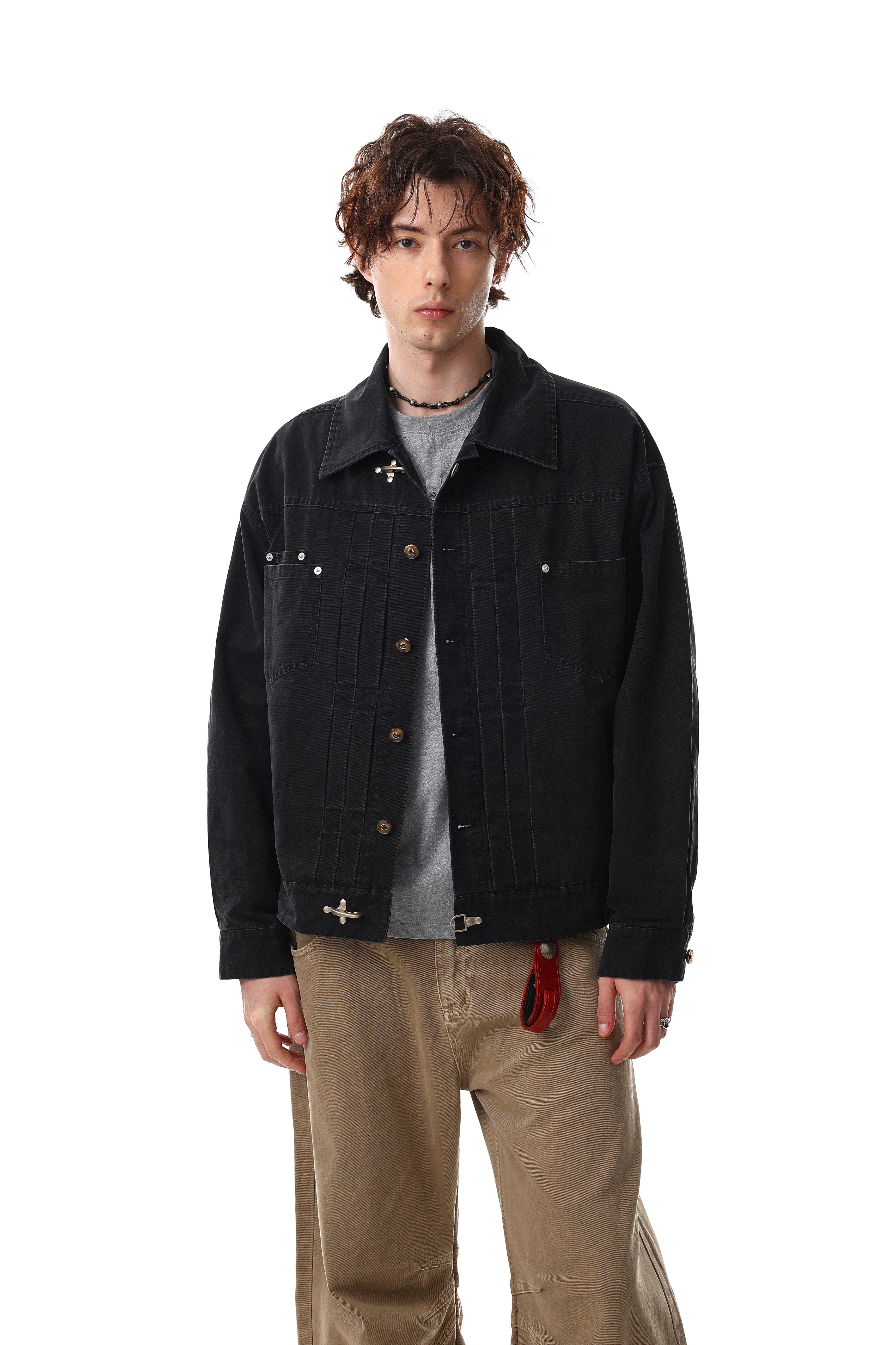 3-6-5.shop Washed Denim Jacket