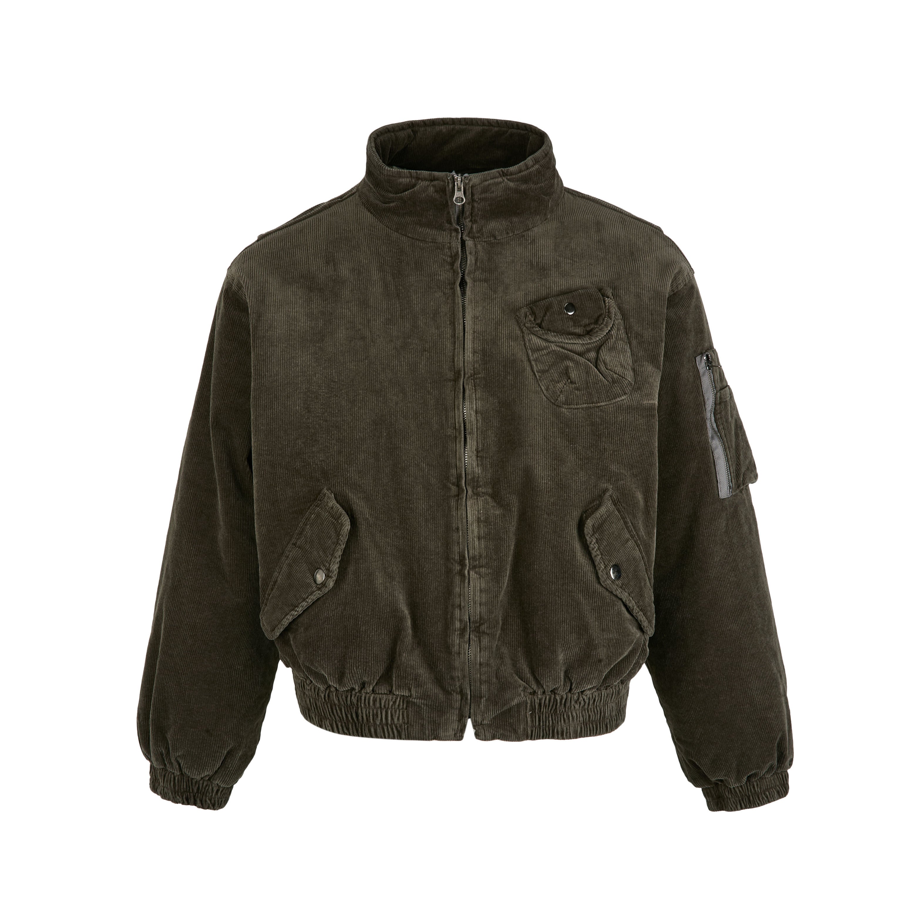 3-6-5.shop Corduroy Utility Bomber Jacket