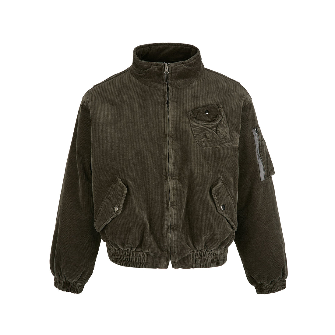 3-6-5.shop Corduroy Utility Bomber Jacket