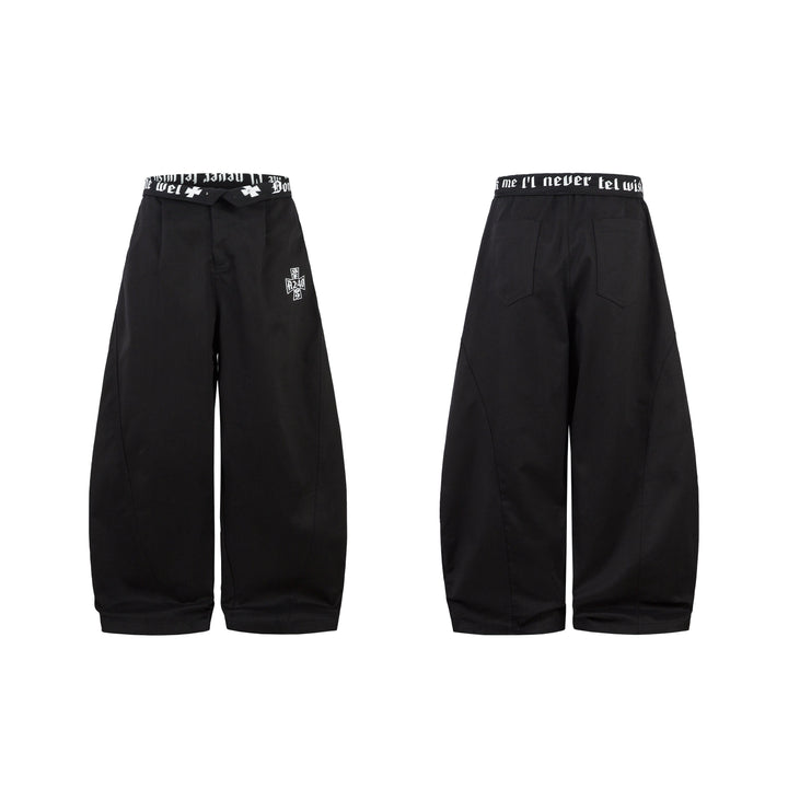 3-6-5.shop Curved Silhouette Pants