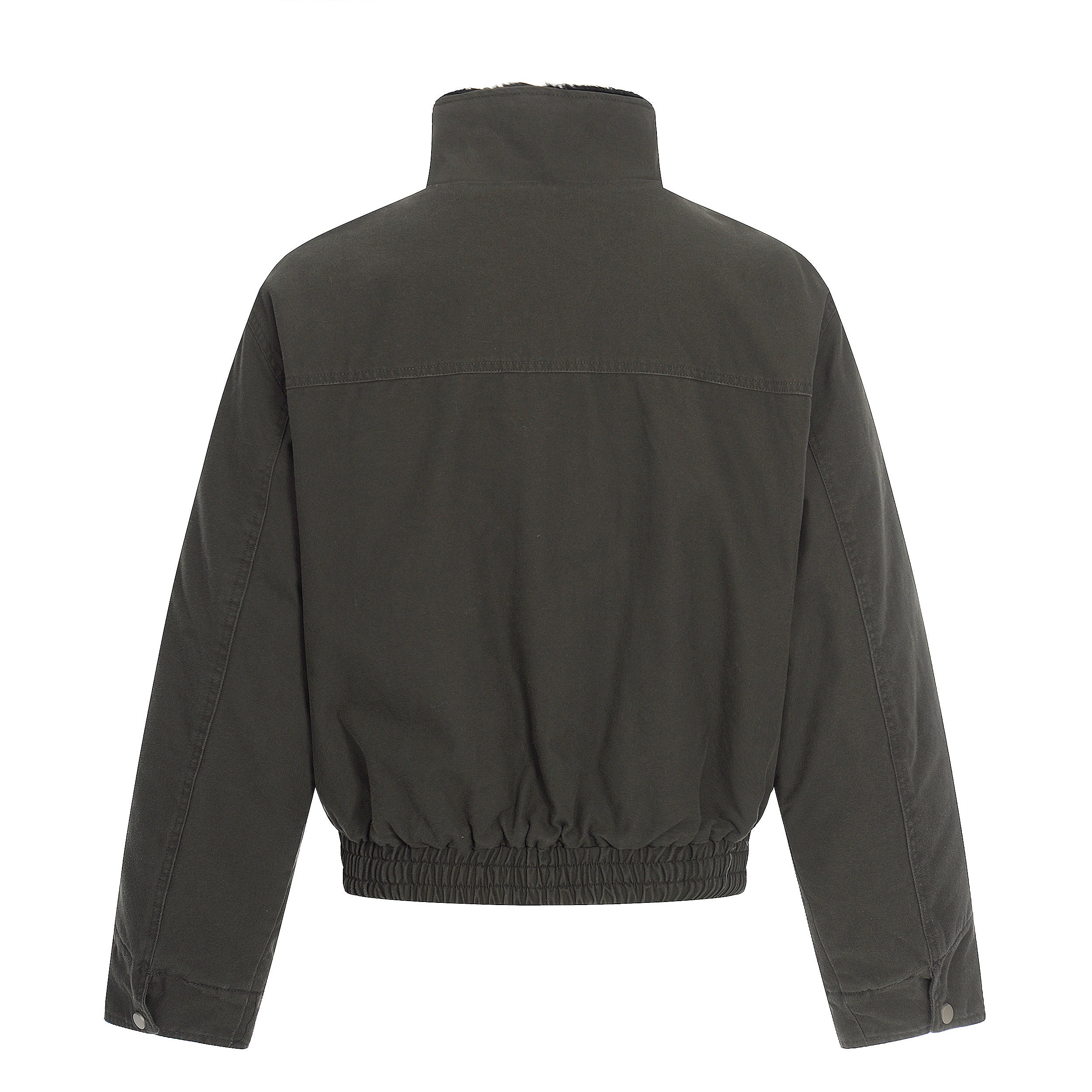 3-6-5.shop Toggle Sherpa Bomber Jacket