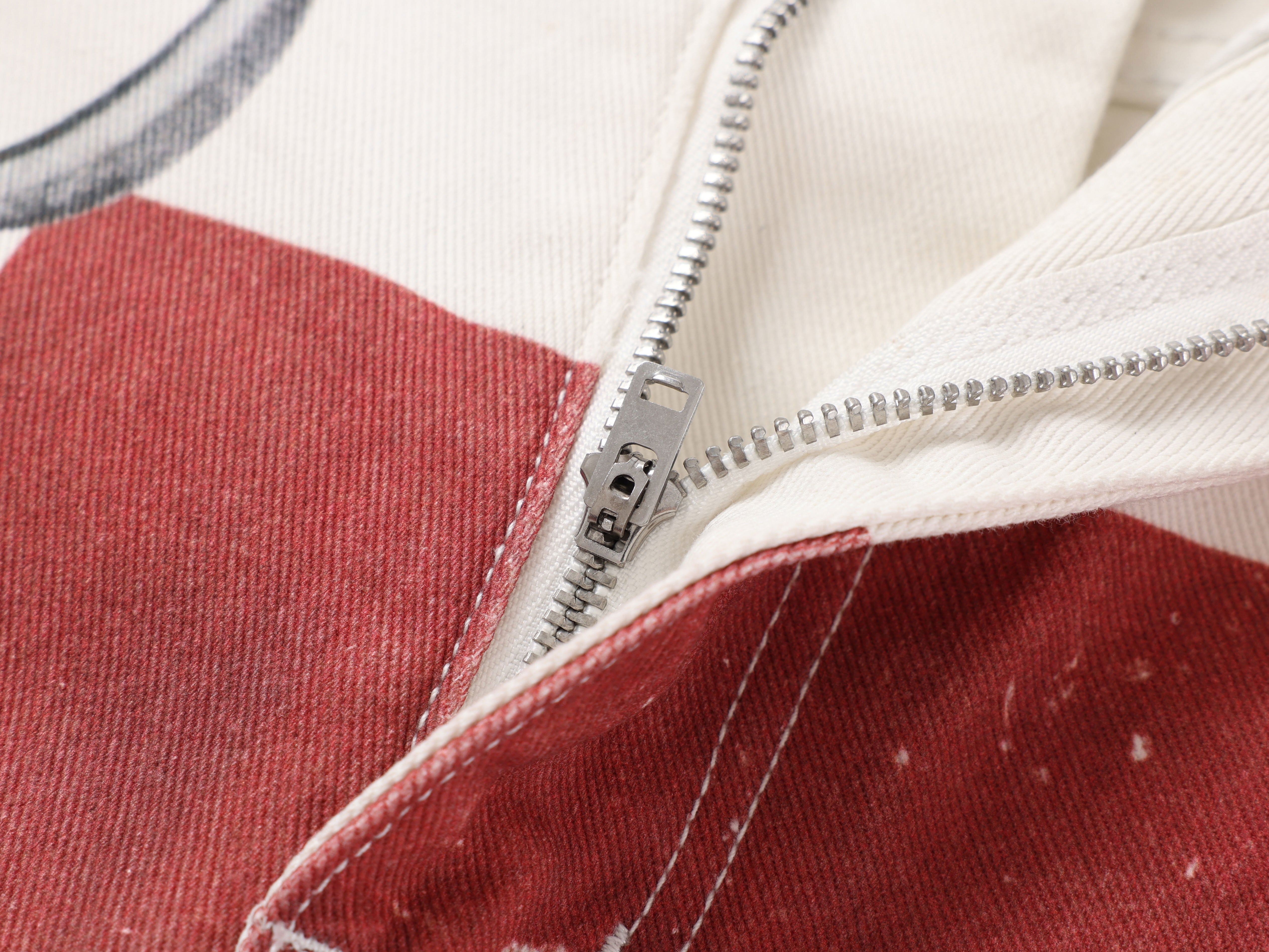 3-6-5.shop Chain Print Cross Barrel Jeans