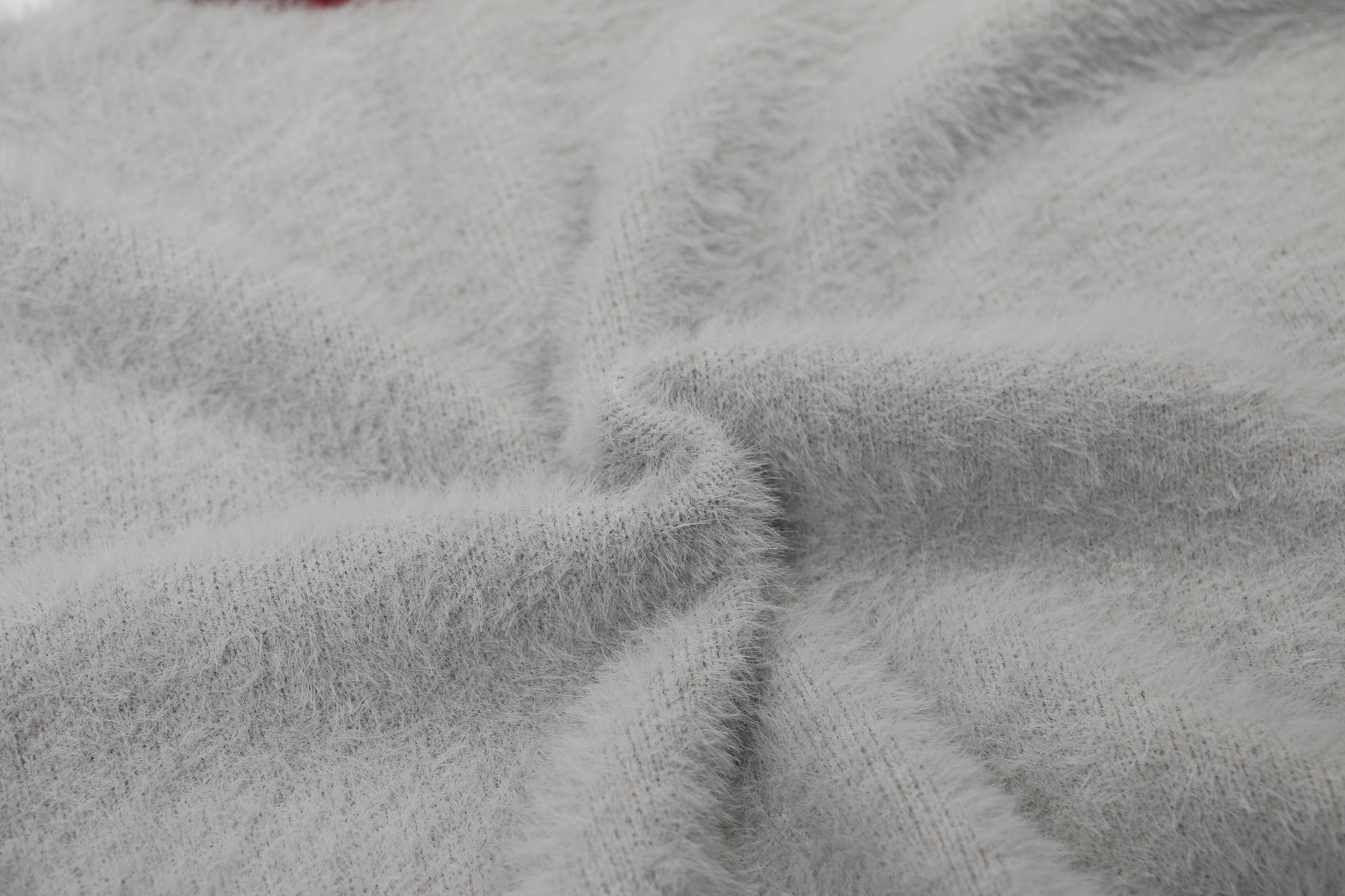 3-6-5.shop Flag Pattern Fuzzy Half-Zip Sweater