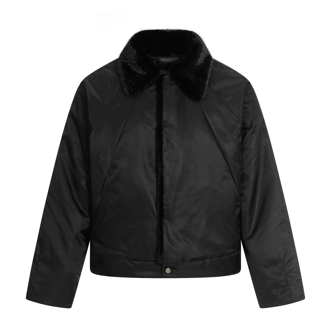3-6-5.shop Faux Fur Collar Nylon Jacket