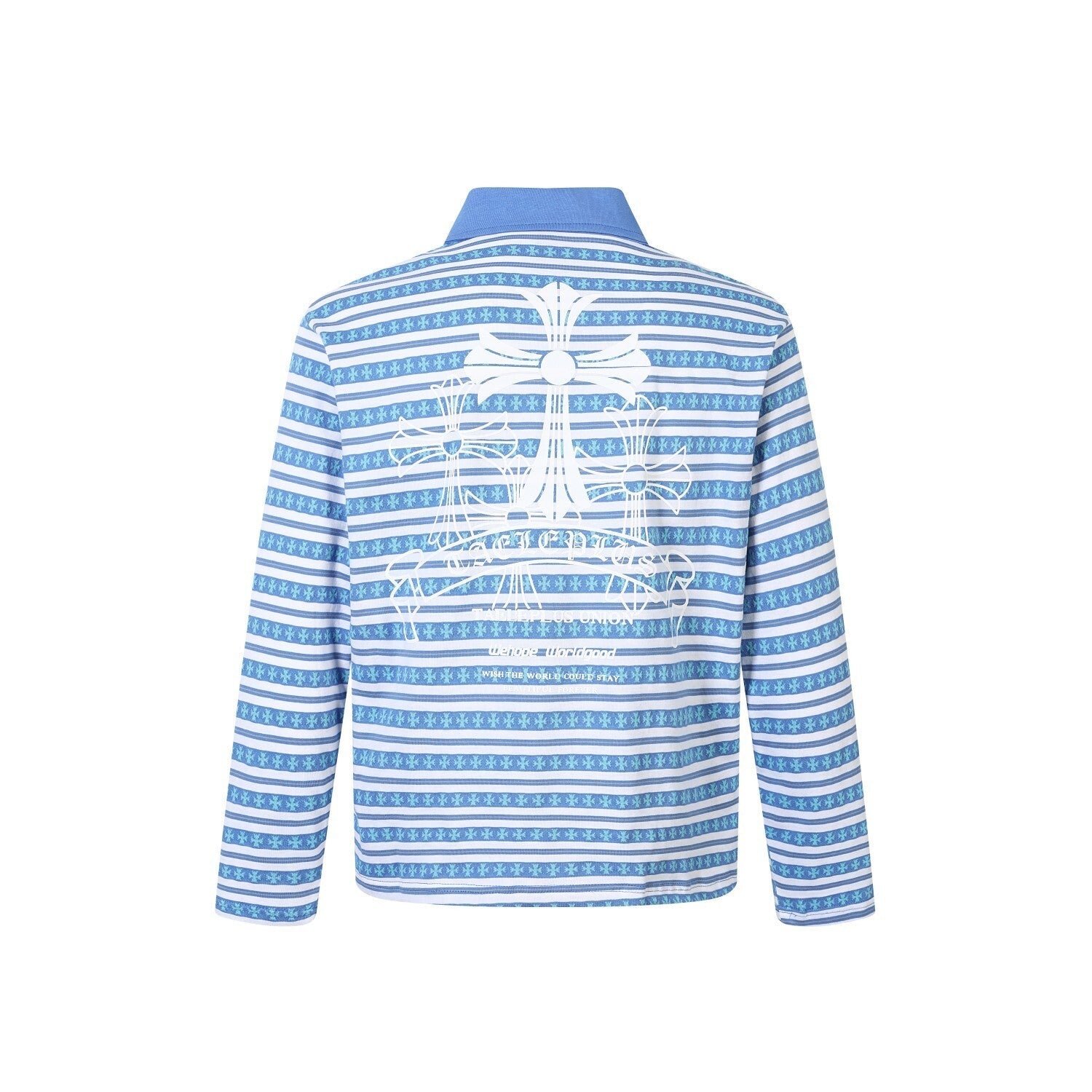3-6-5.shop Heritage Stripe Long Sleeve Polo