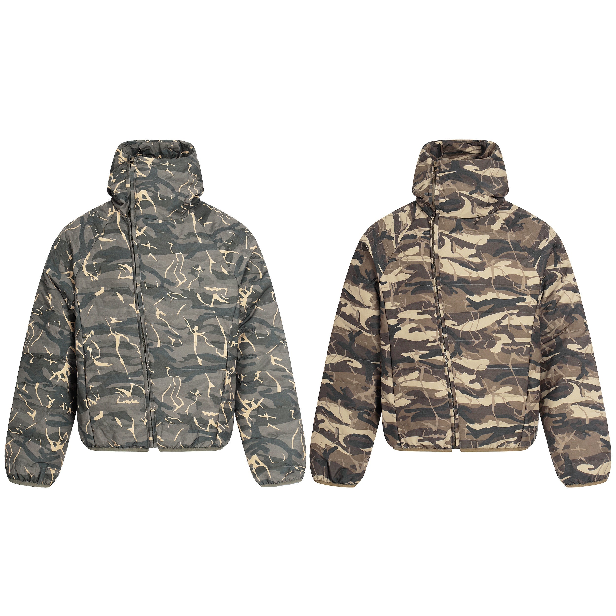 3-6-5.shop Camo Down Puffer Jacket