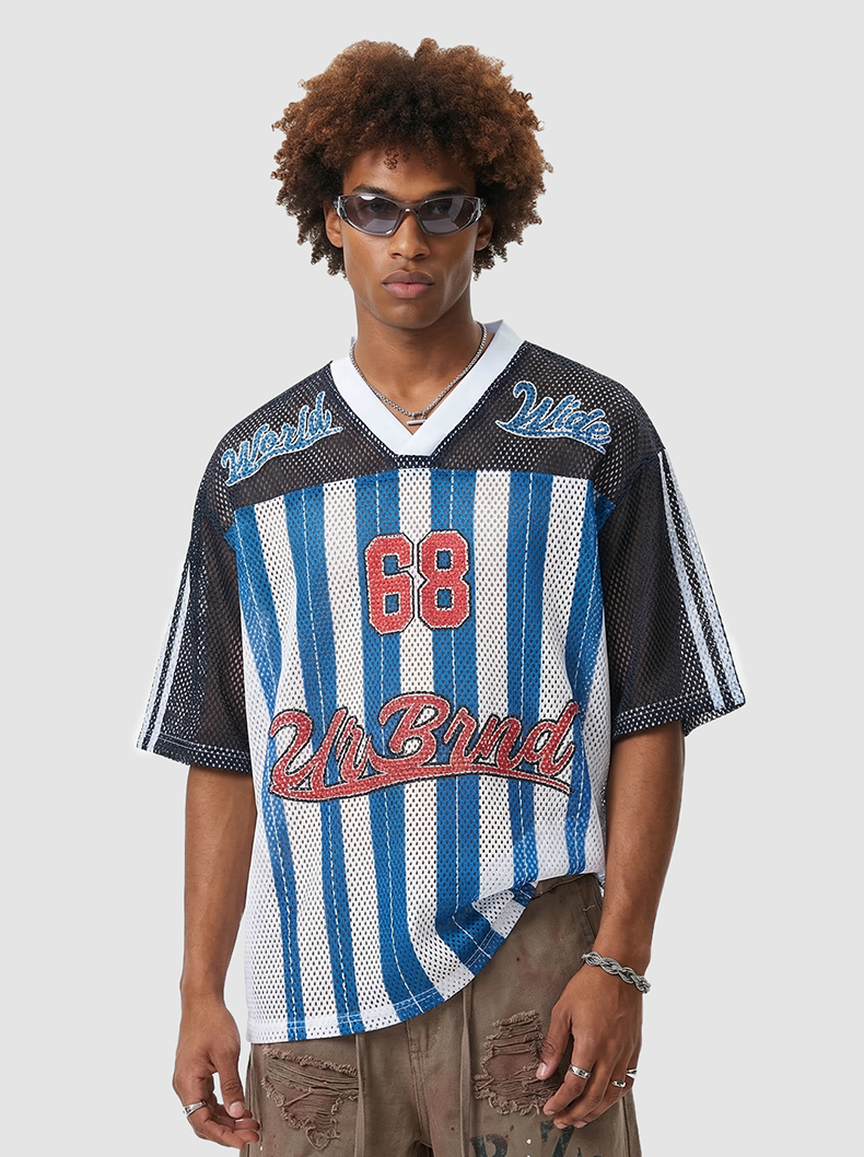 3-6-5.shop  “Athletics 68” Mesh Jersey T-Shirt