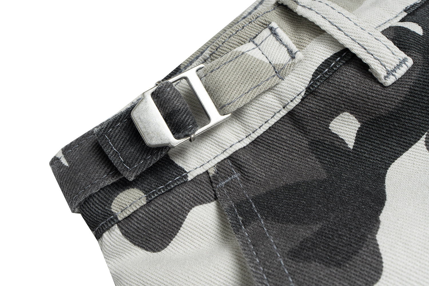 3-6-5.shop Layered Camo Cargo Shorts