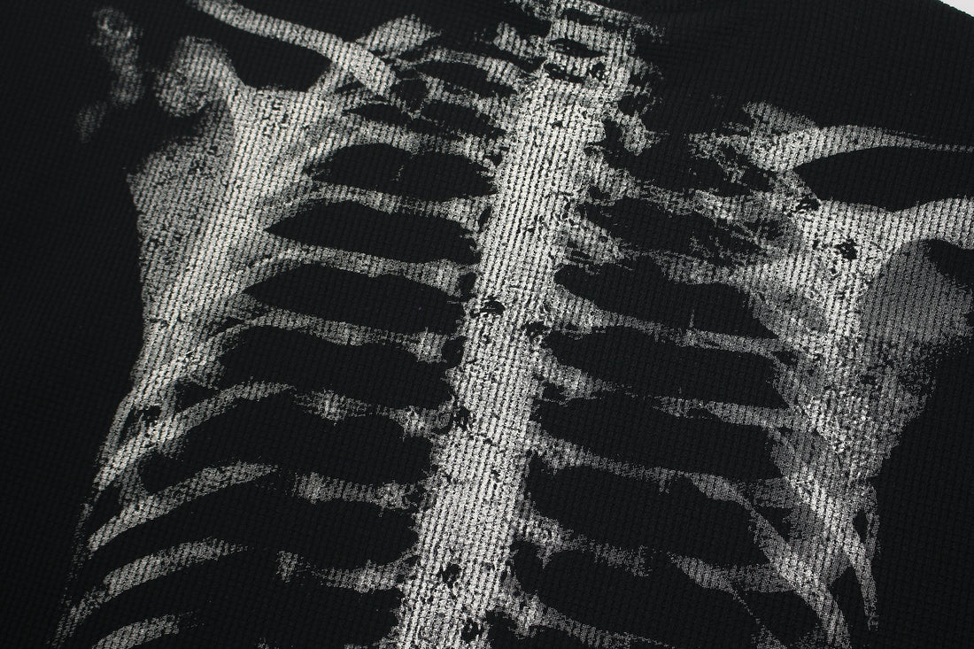 3-6-5.shop X-Ray Ribcage Graphic Tee