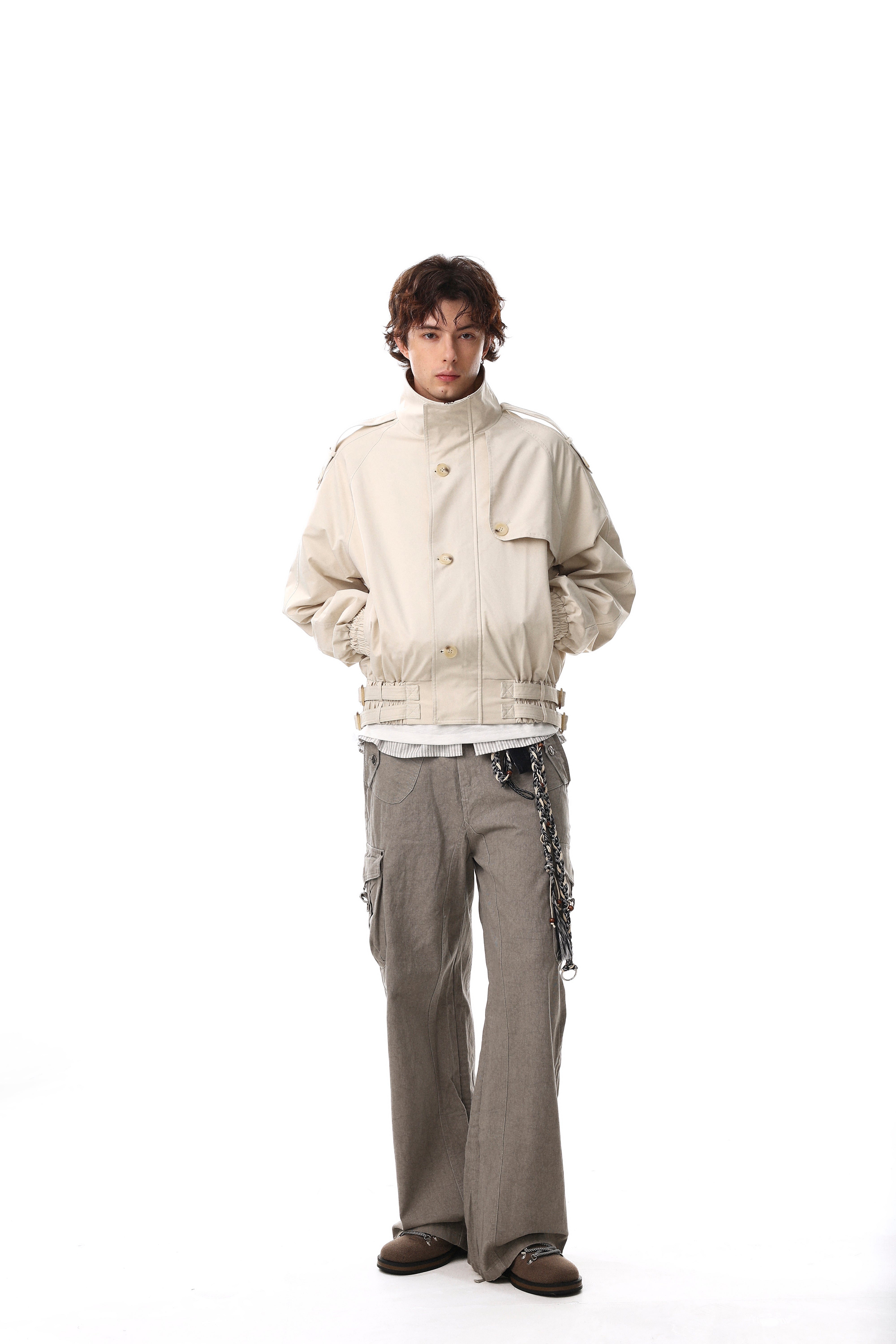 3-6-5.shop Utility Stand Collar Jacket