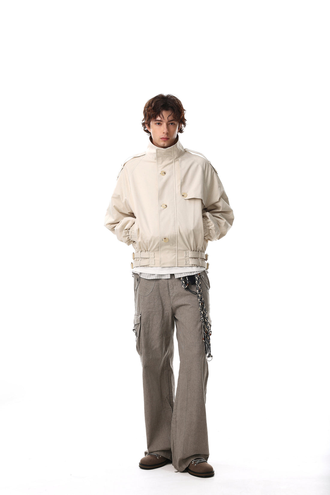 3-6-5.shop Utility Stand Collar Jacket