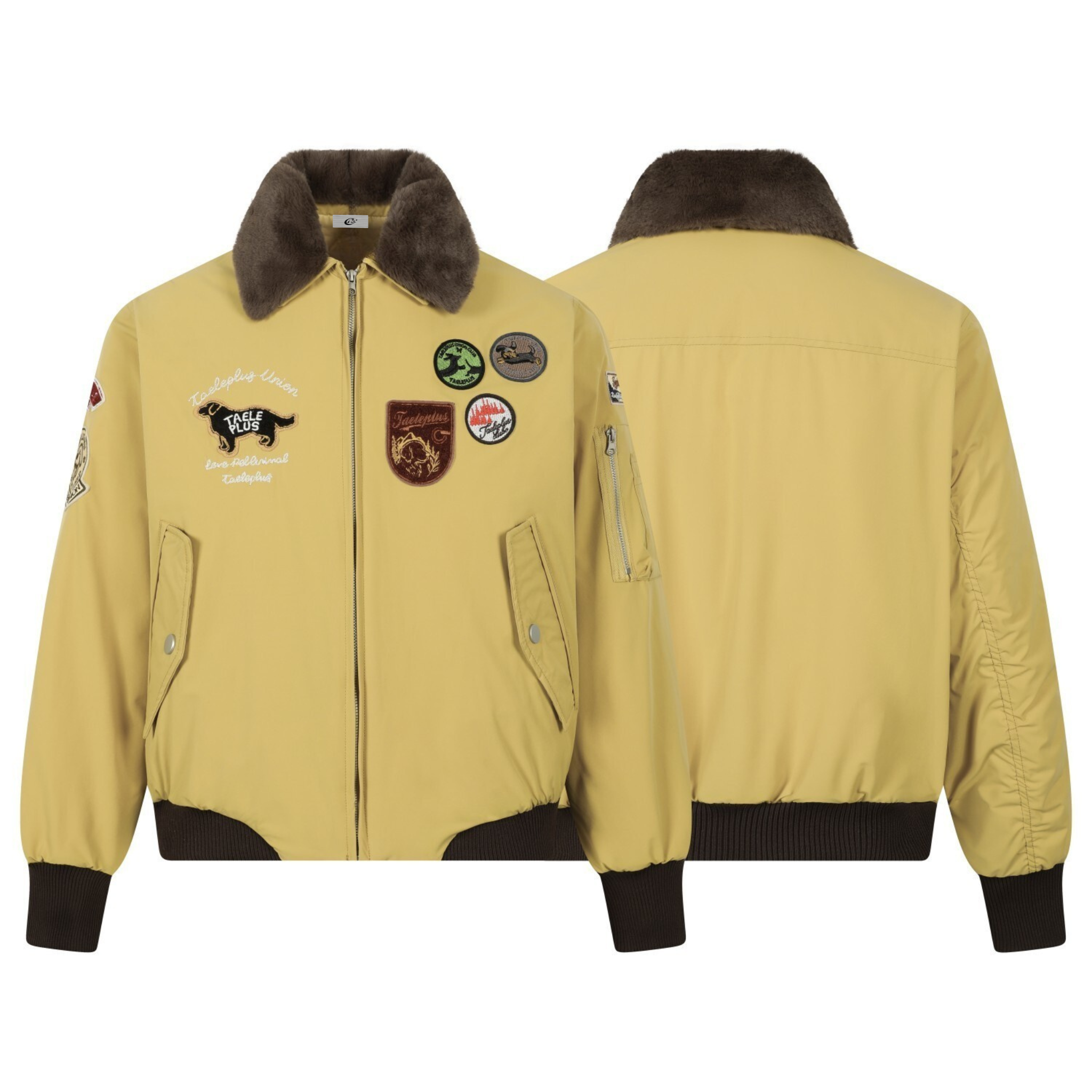 3-6-5.shop Aviation Patch Bomber Jacket