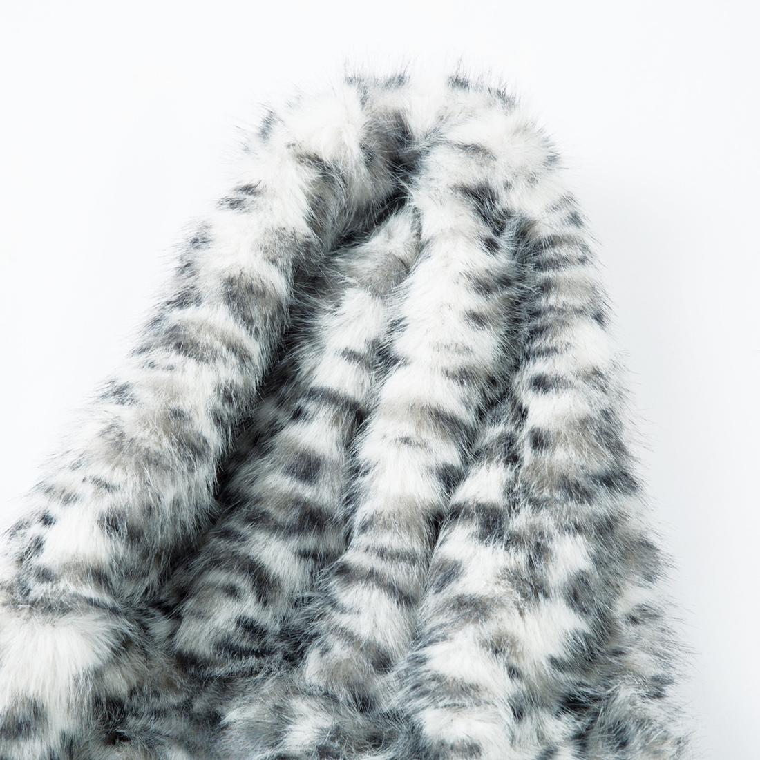 3-6-5.shop Racing Patch Faux Fur Hood Jacket