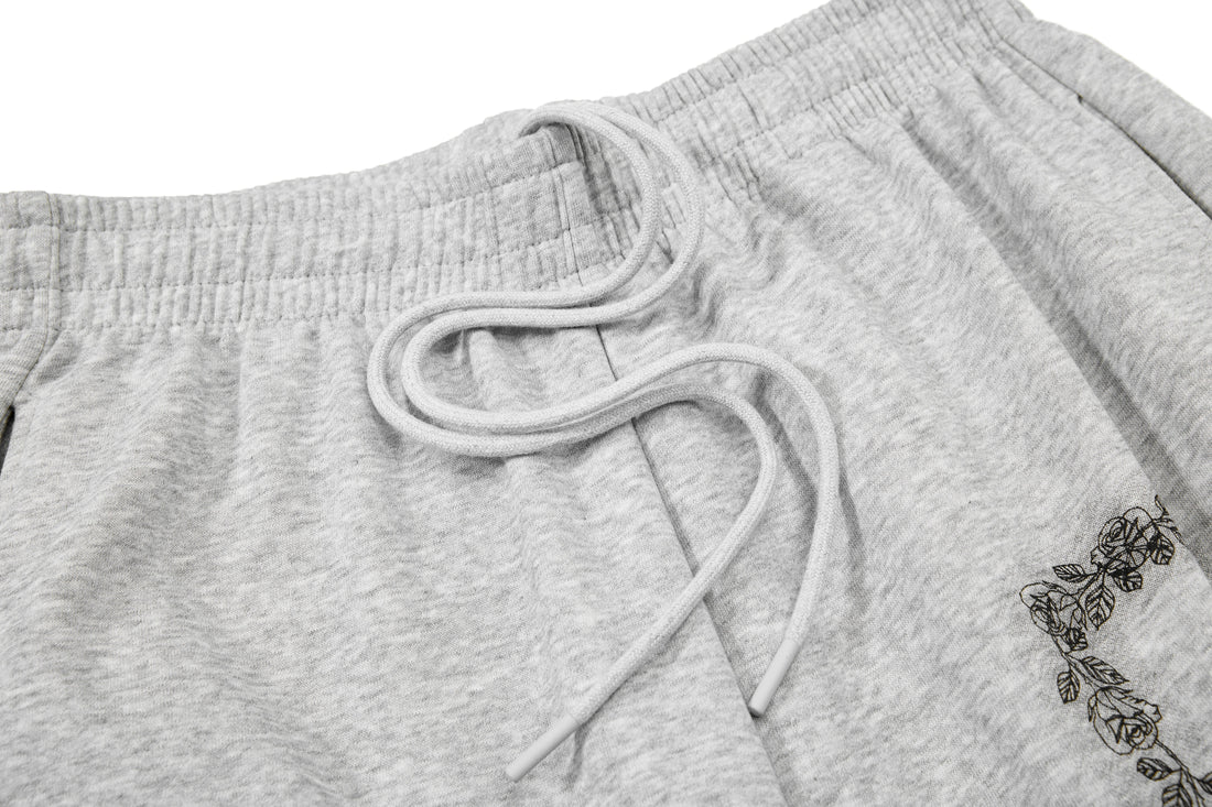 3-6-5.shop Cross Script Wide-Leg Sweatpants