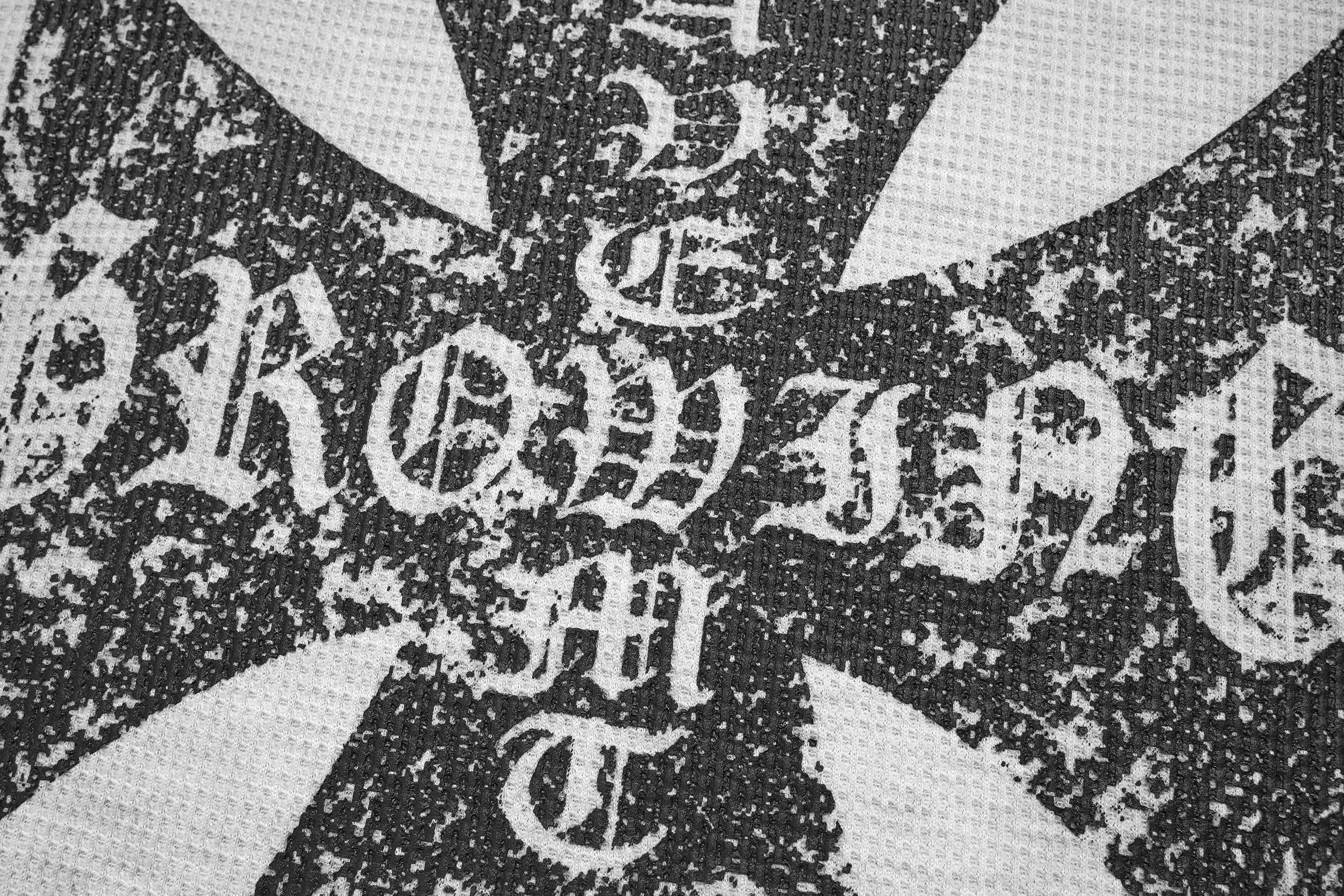 3-6-5.shop Gothic Cross Knit Sweatshirt