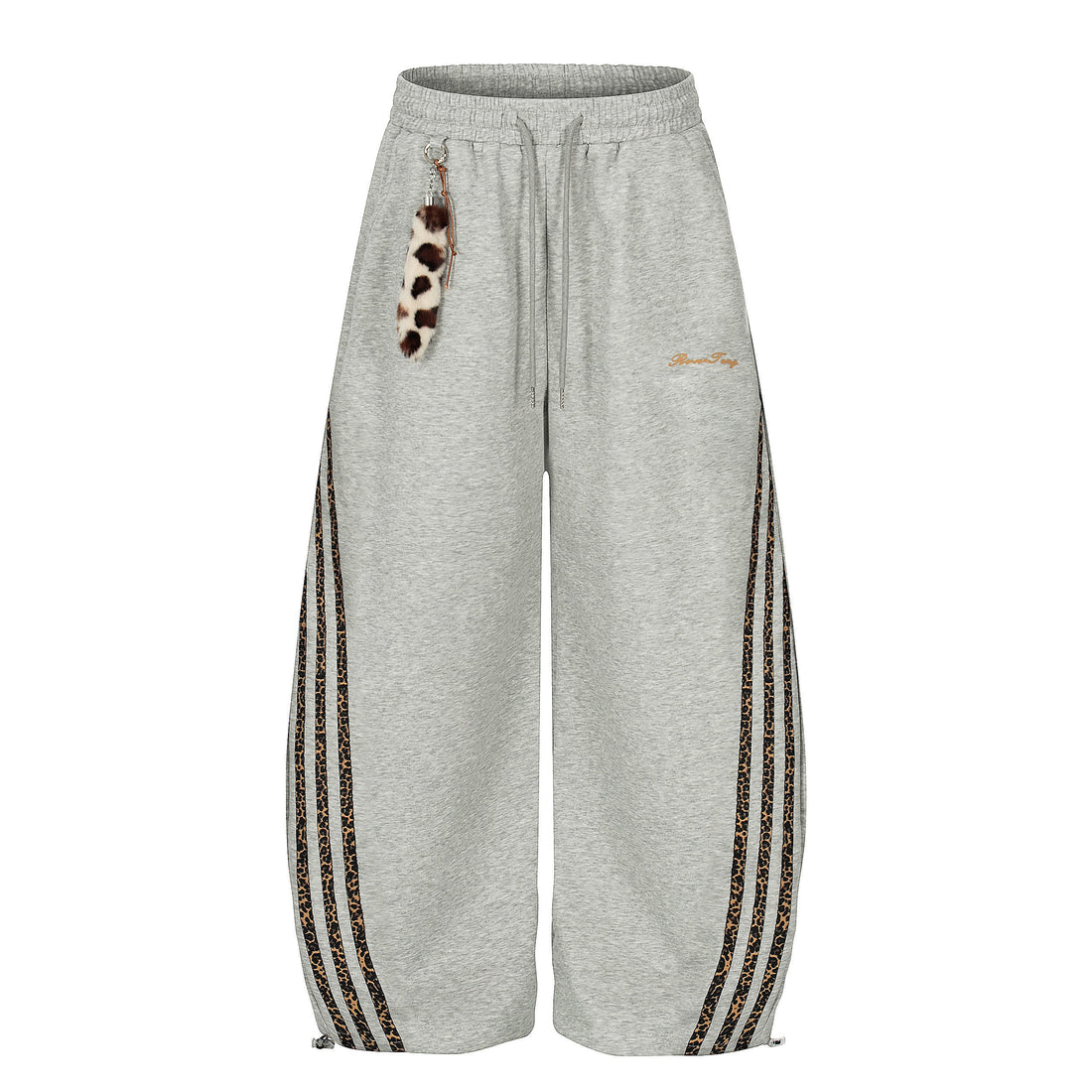 3-6-5.shop Leopard Stripe Loose Sweatpants