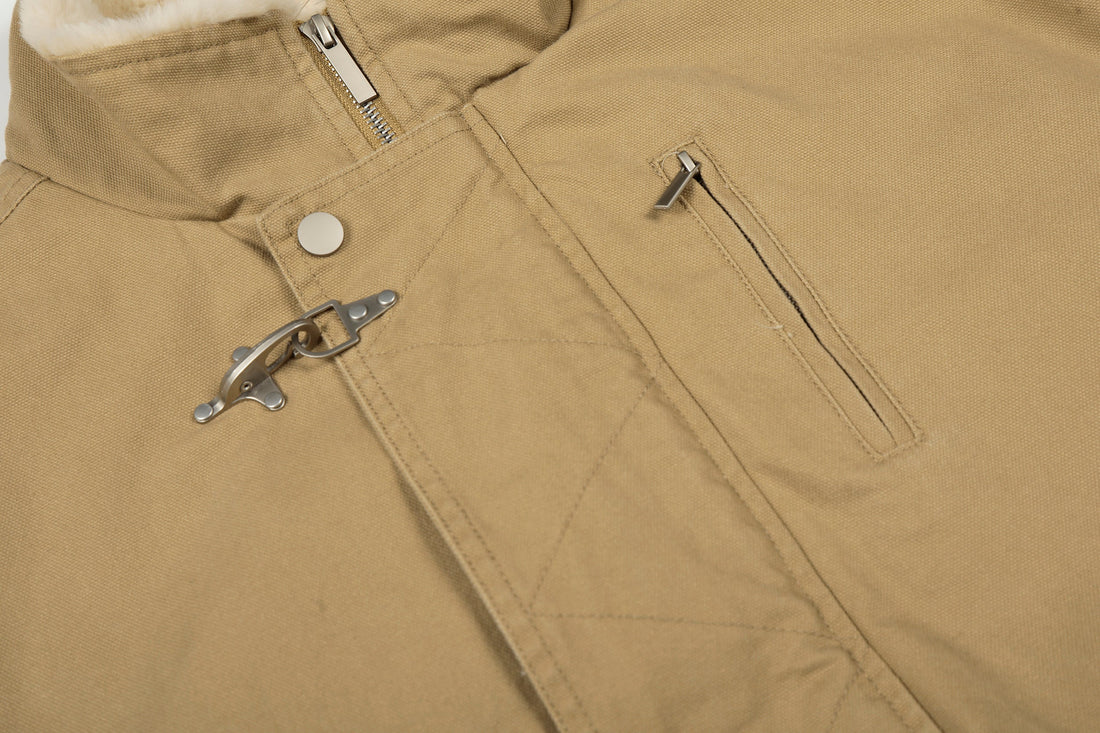 3-6-5.shop Toggle Sherpa Bomber Jacket