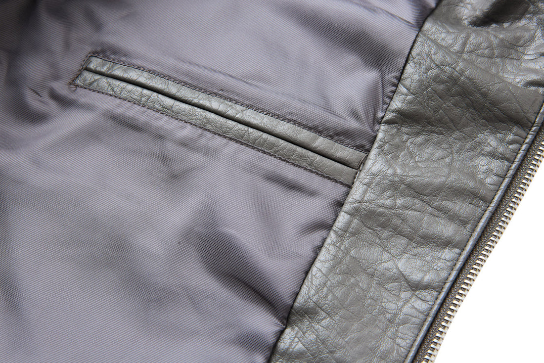 3-6-5.shop Classic Utility PU Jacket