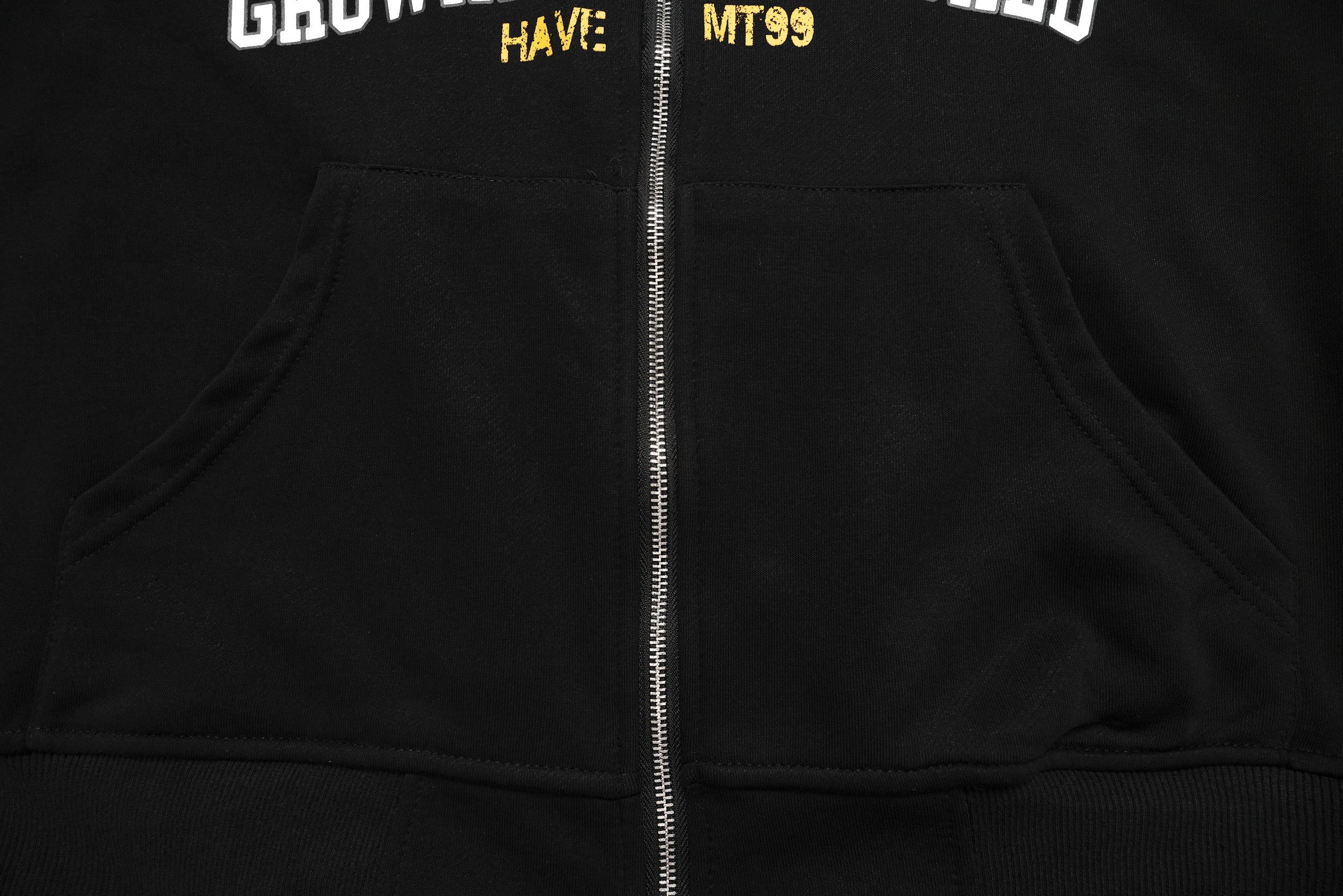 3-6-5.shop Split Camouflage Zip-Up Hoodie
