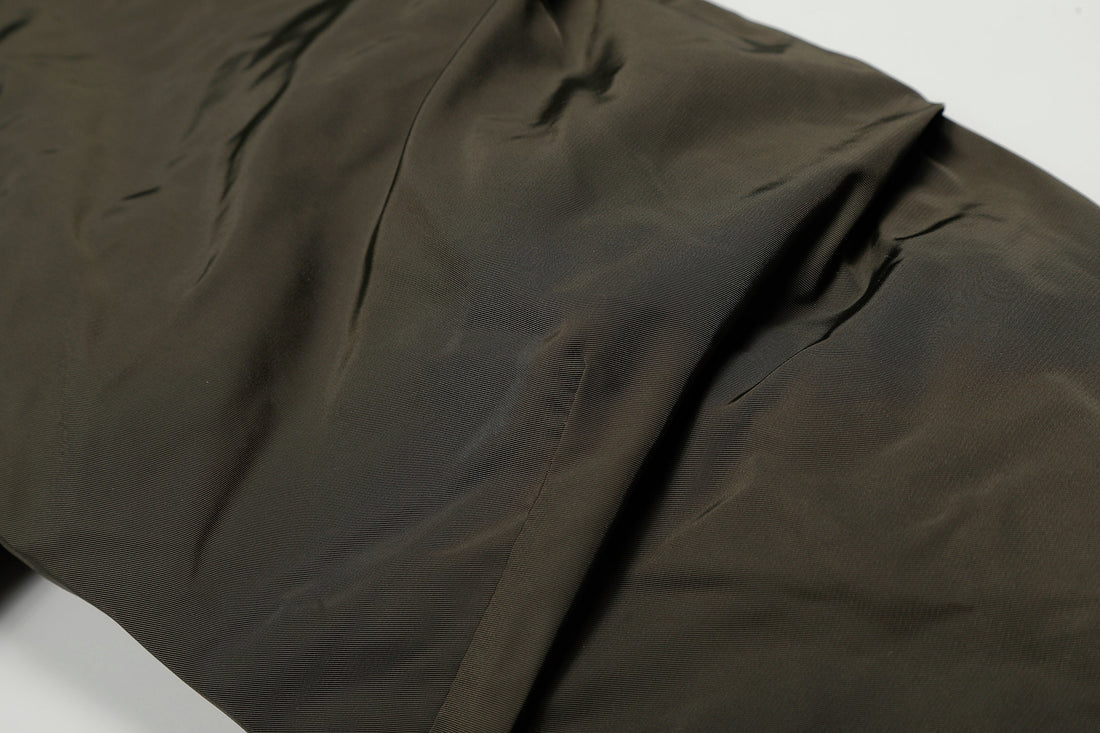 3-6-5.shop Faux Fur Collar Utility Bomber Jacket
