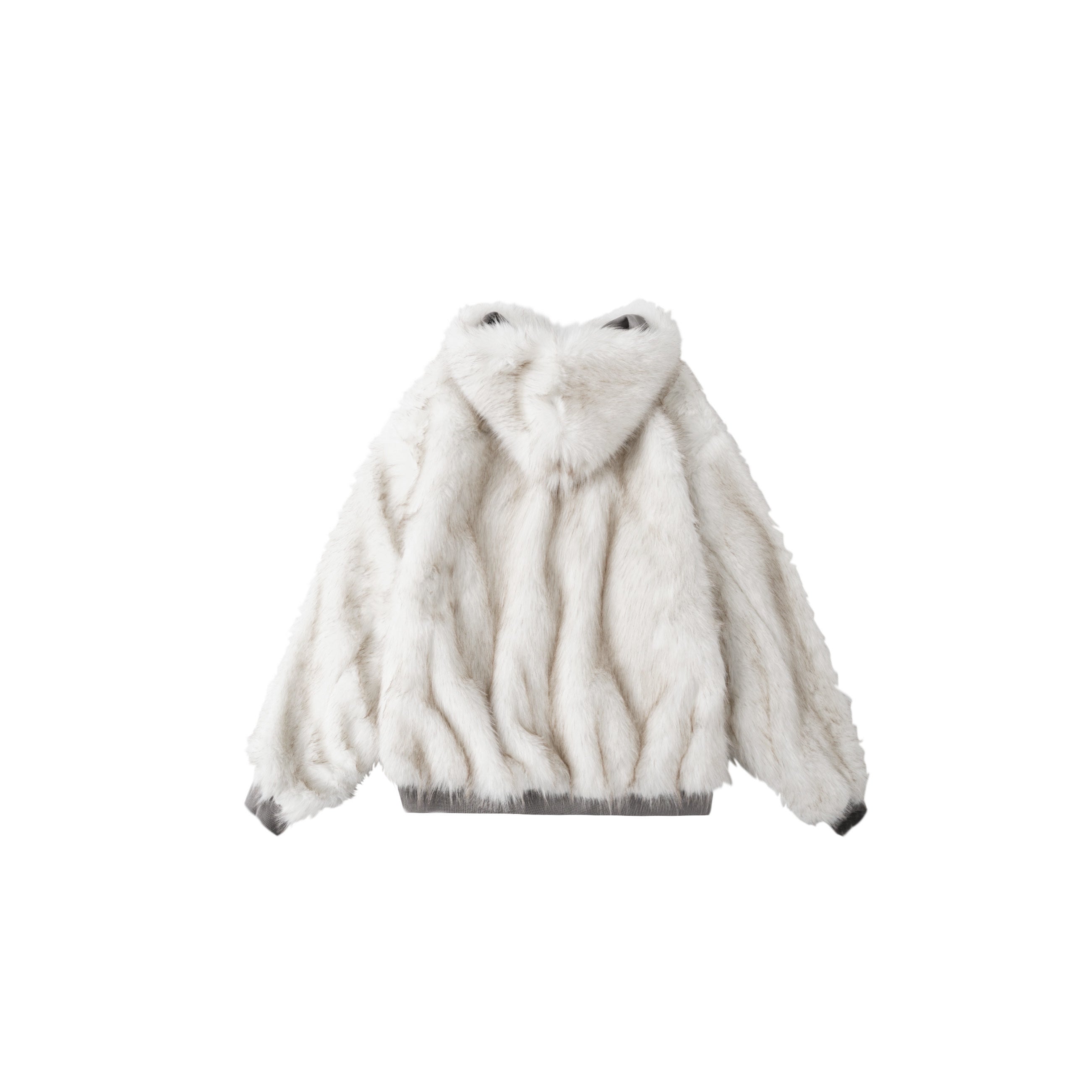 3-6-5.shop Reversible Faux Fur Hooded Jacket