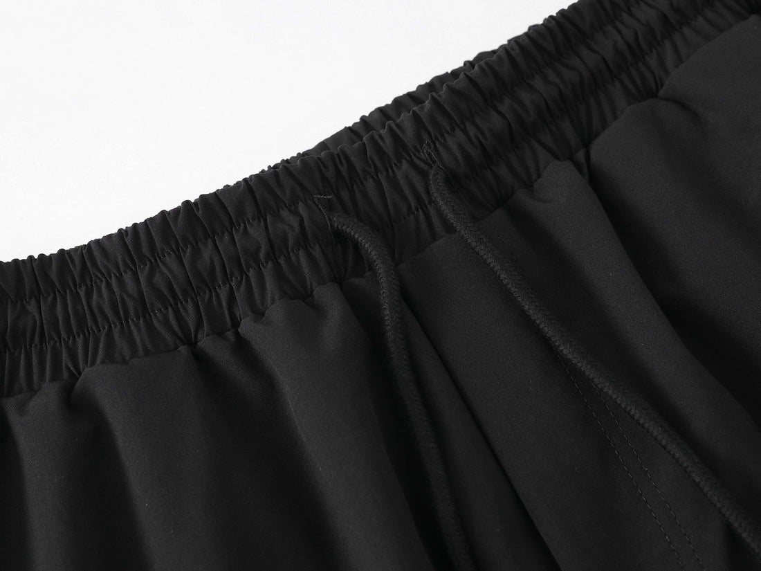 3-6-5.shop Contrast Panel Mesh Track Pants