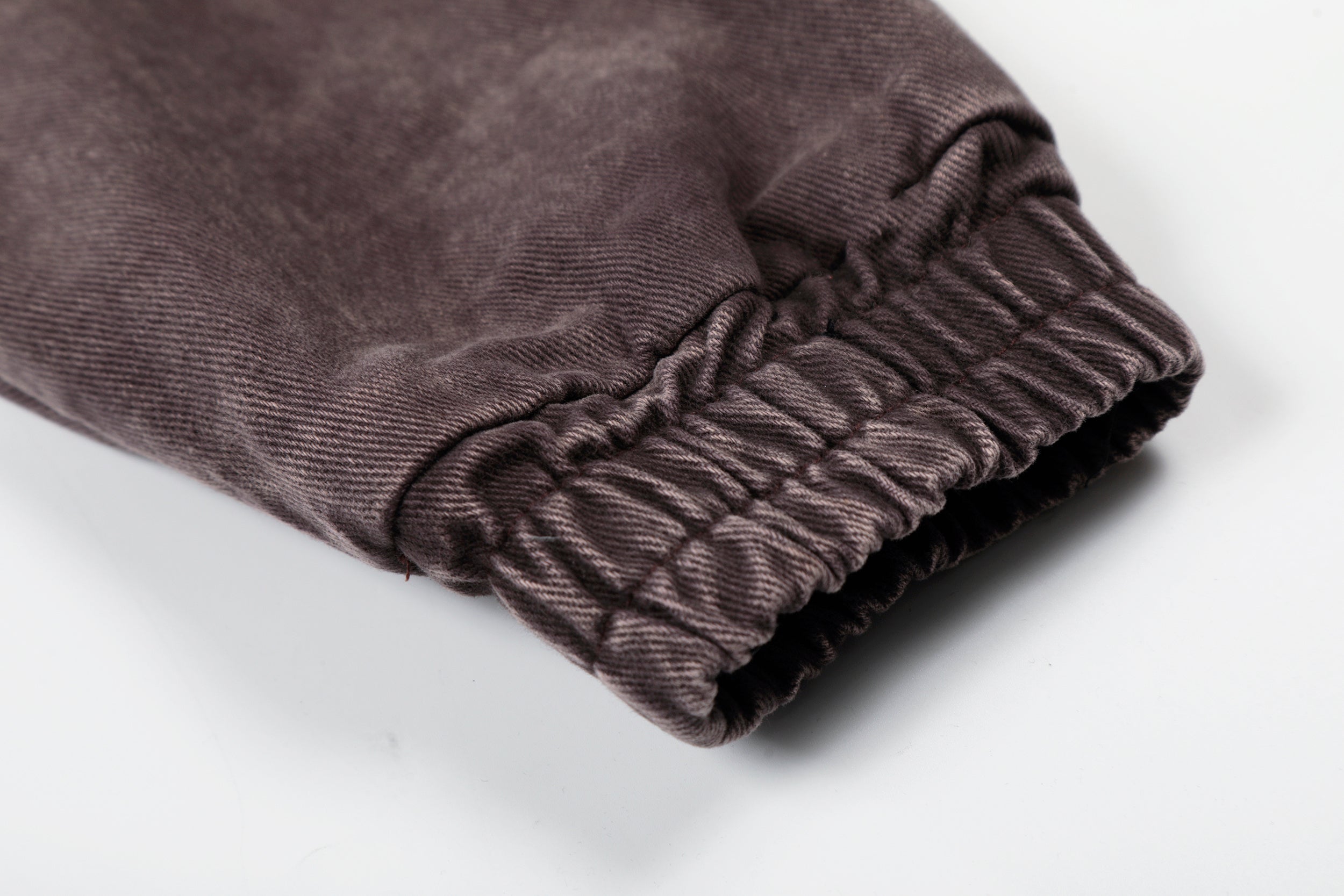 3-6-5.shop Buckle Detail Washed Hooded Jacket