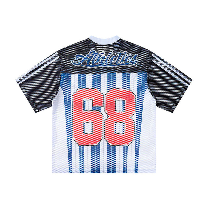 3-6-5.shop  “Athletics 68” Mesh Jersey T-Shirt