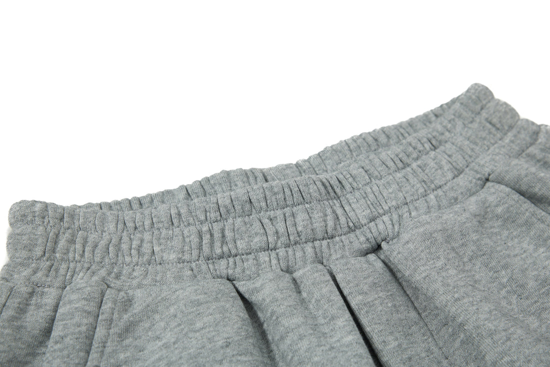3-6-5.shop Curved Panel Wide-Leg Sweatpants