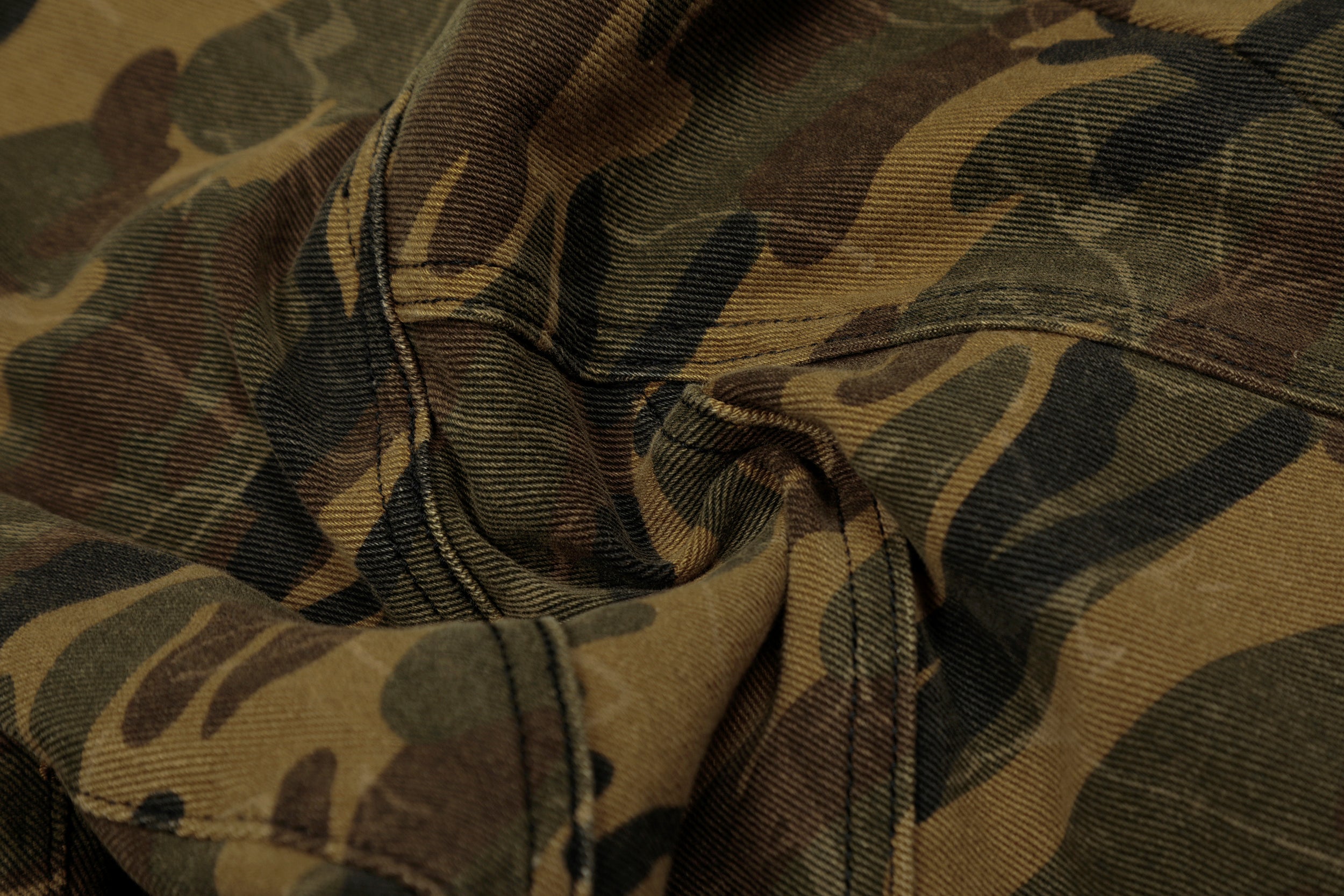 3-6-5.shop Camo Panel Cargo Shorts