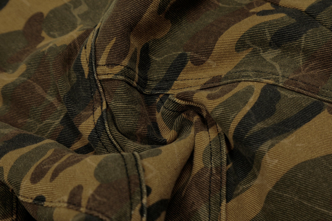 3-6-5.shop Camo Panel Cargo Shorts