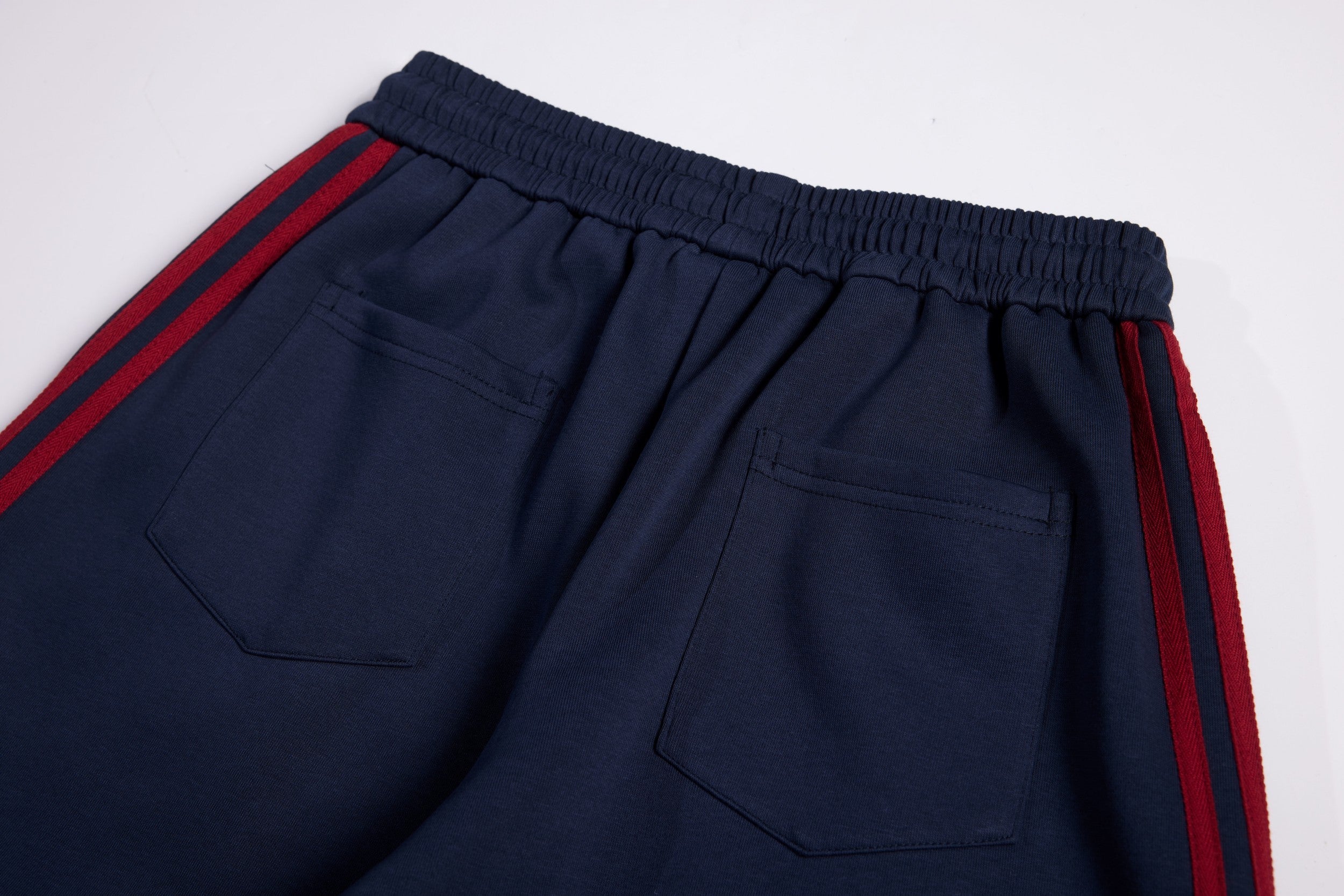 3-6-5.shop Retro College Badge Wide-Leg Sweatpants