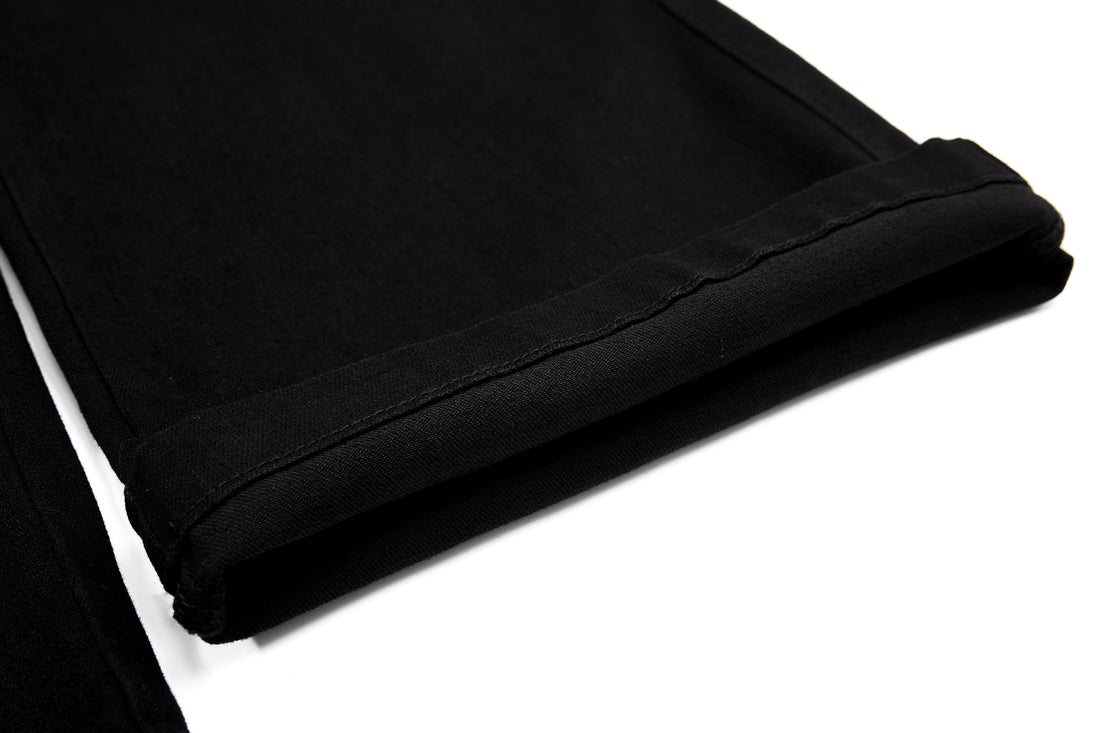 3-6-5.shop Zipper Detail Flared Pants