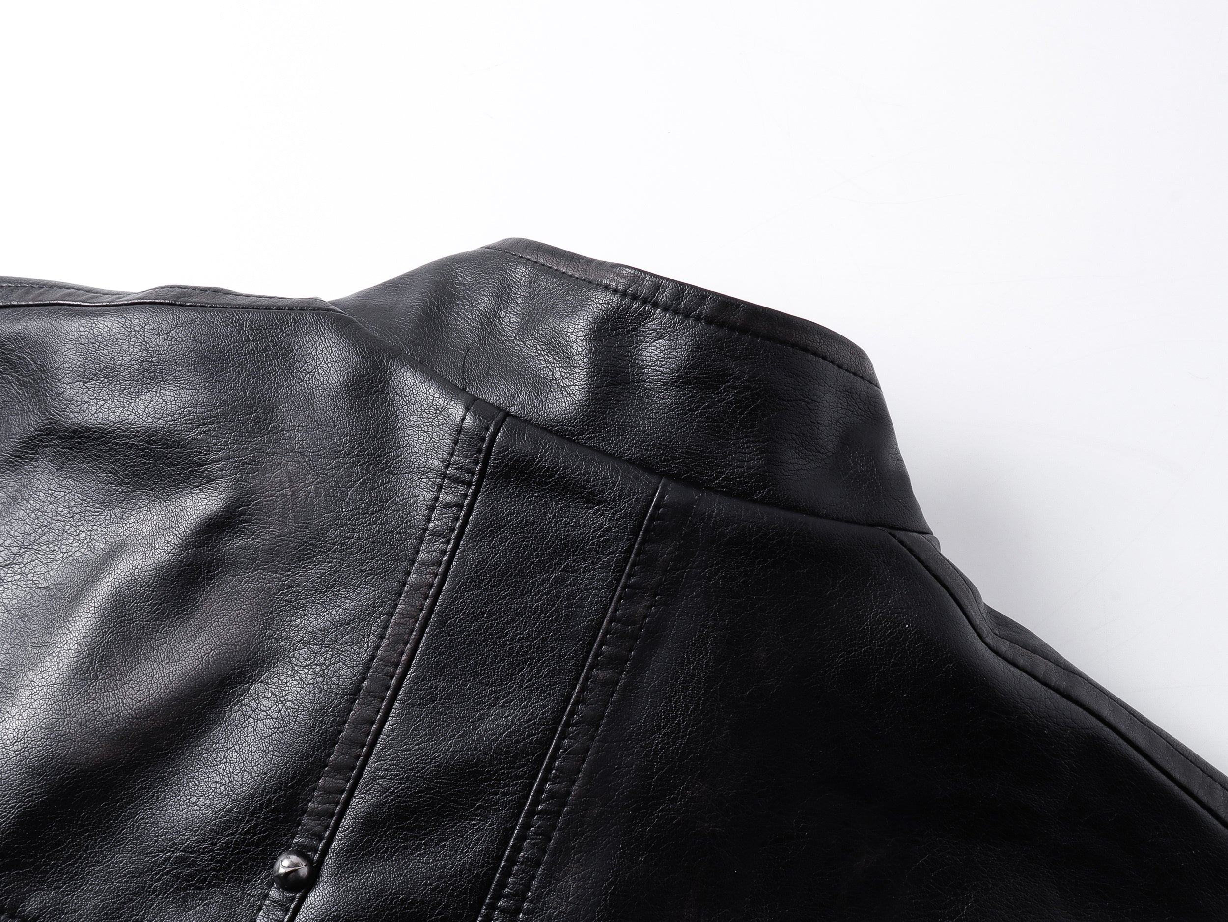 3-6-5.shop PU Leather Zip Jacket