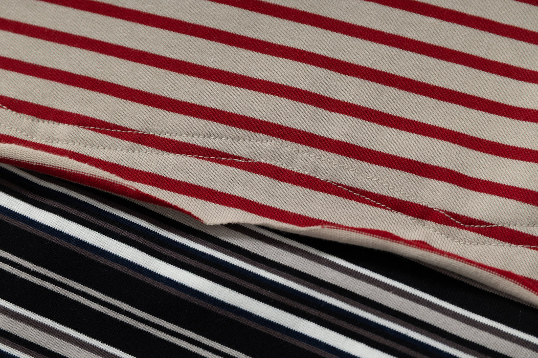 3-6-5.shop Striped Long Sleeve Tee