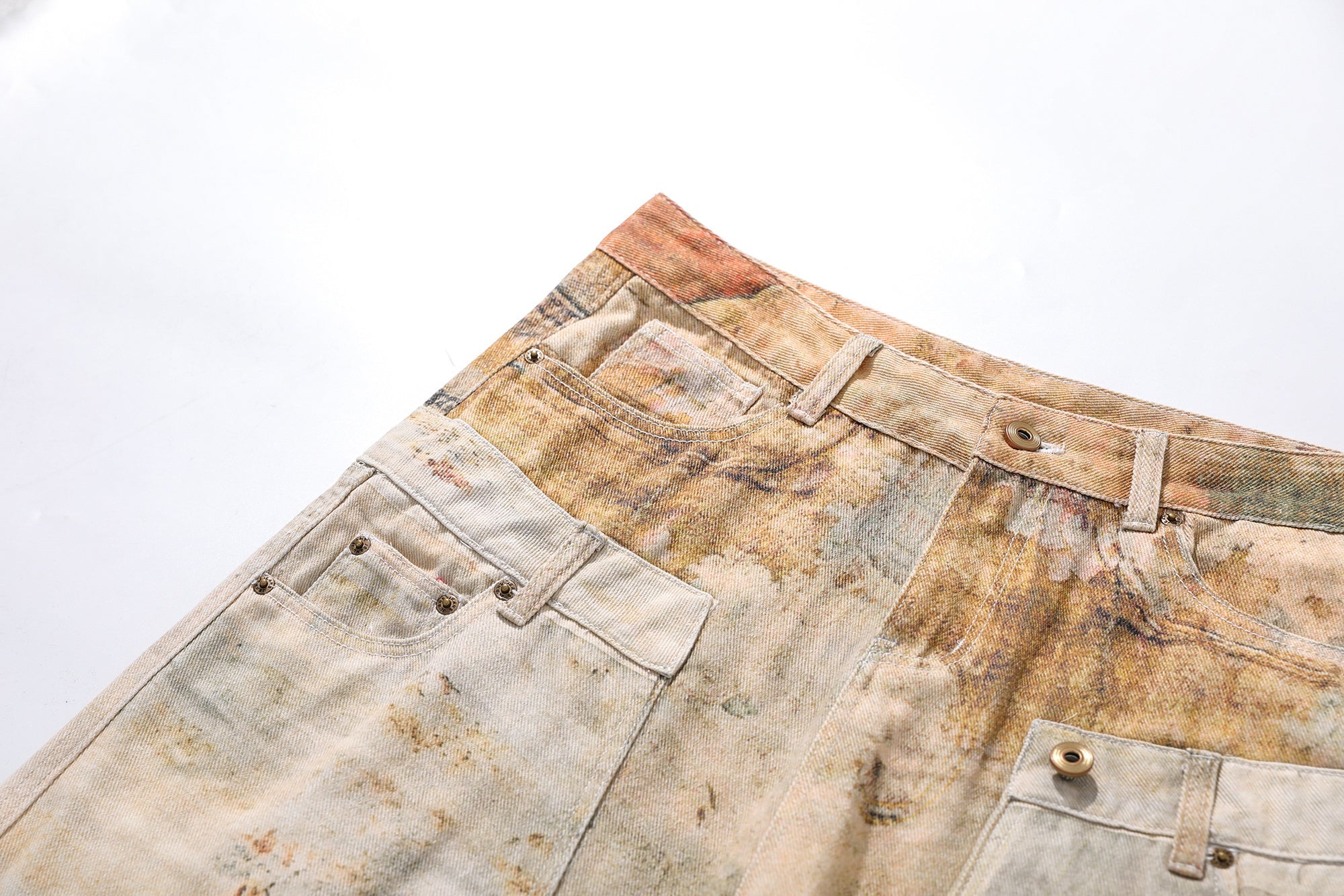 3-6-5.shop Vintage Washed Workwear Jeans