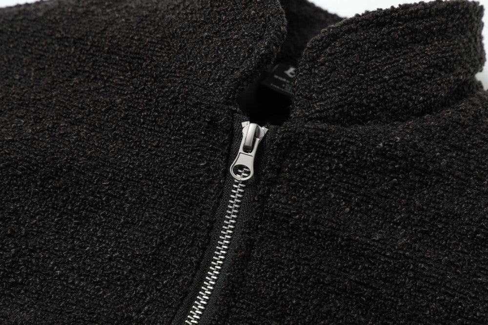 3-6-5.shop Textured Star Bomber Jacket