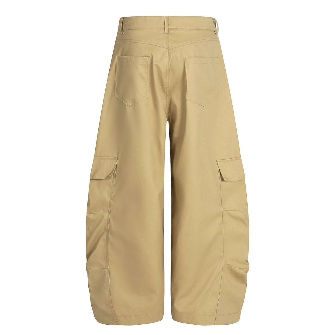 3-6-5.shop Curved Seam Cargo Pants – Khaki