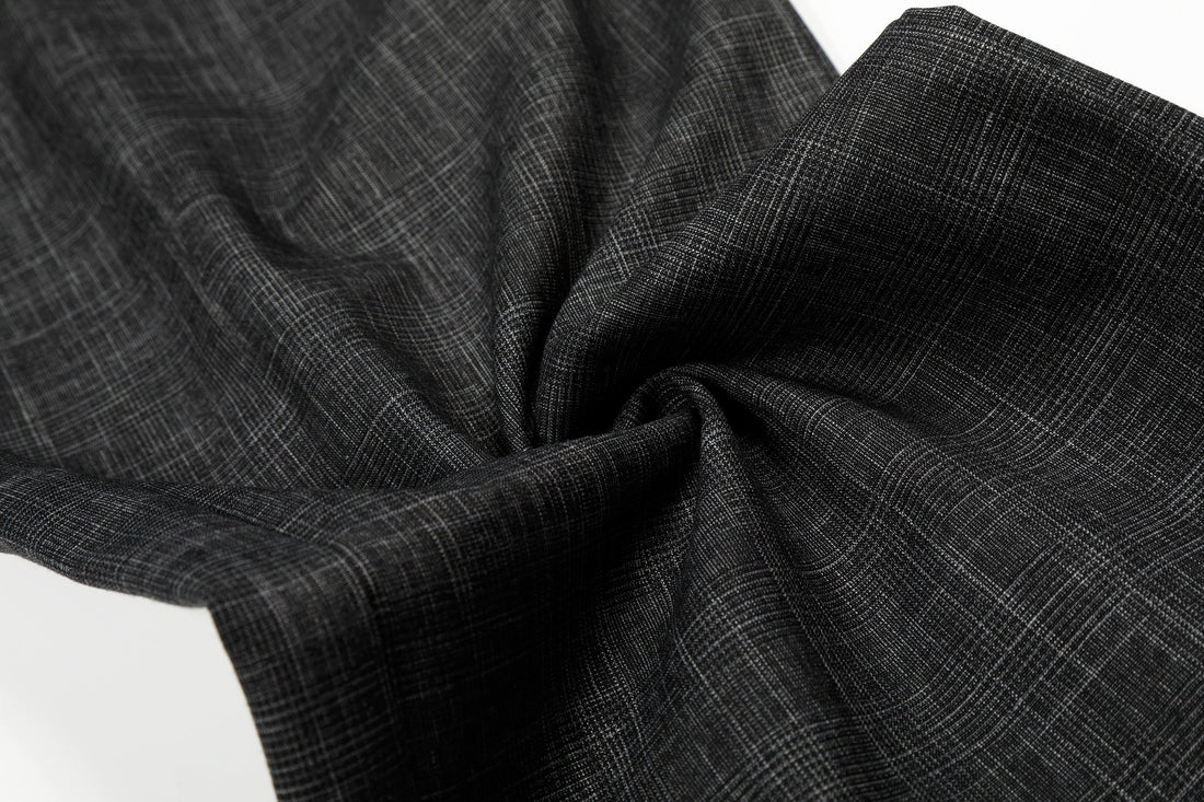 3-6-5.shop Textured Pleated Wide-Leg Trousers