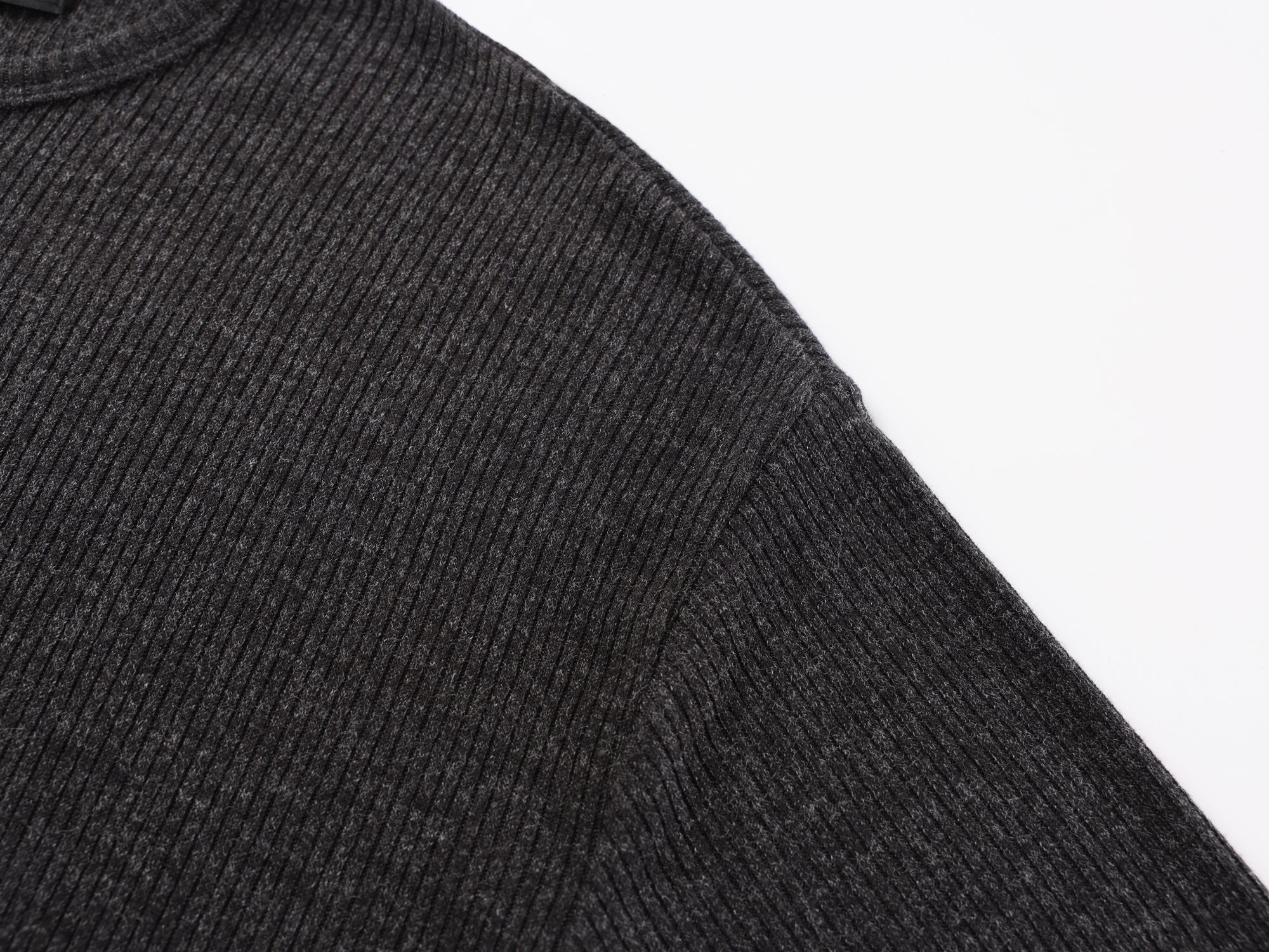 3-6-5.shop Ribbed Texture Long-Sleeve Tee